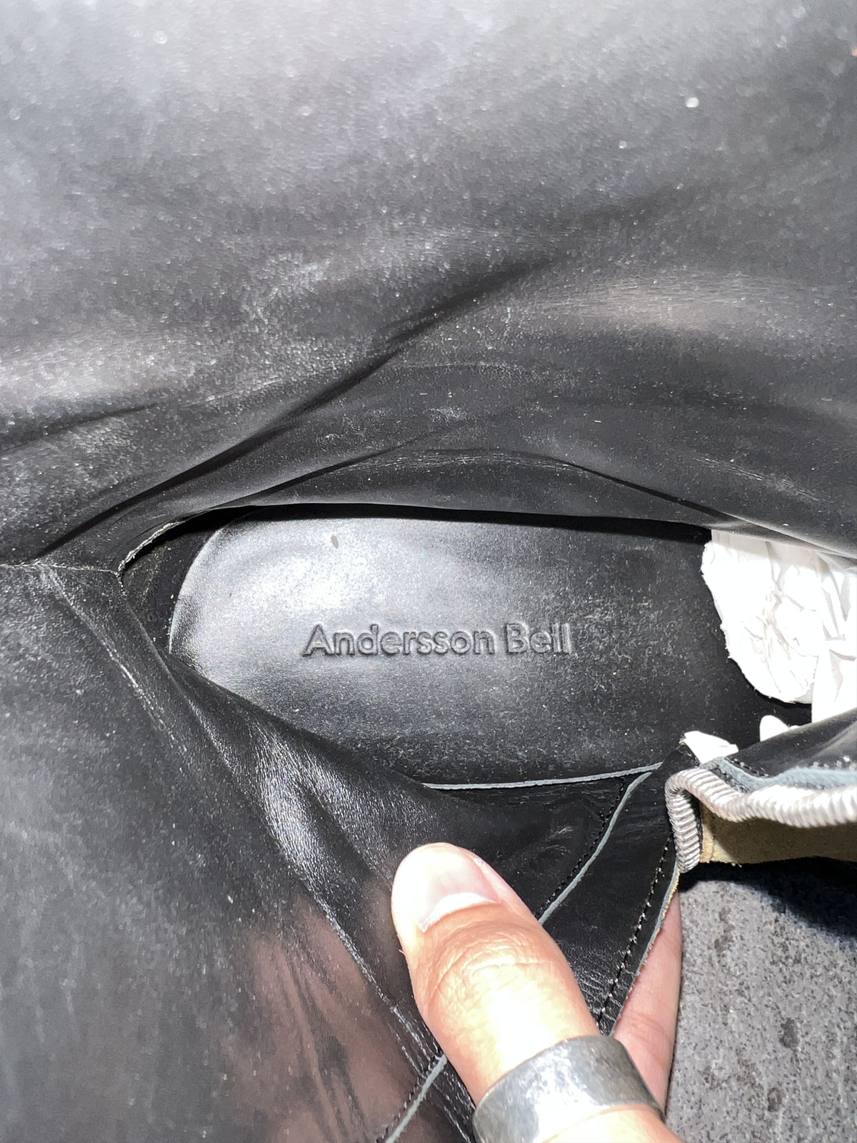 Andersson Bell Hairy Leather Zip Boots EU41