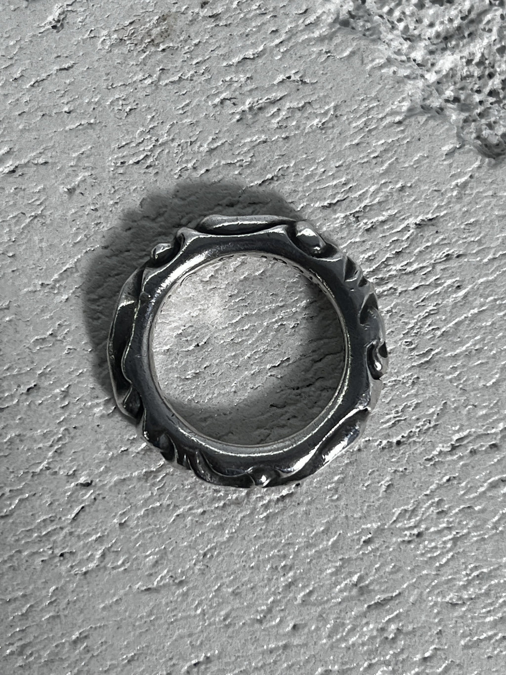 Chrome Hearts Scroll Band Ring Silver US6.5 JP13
