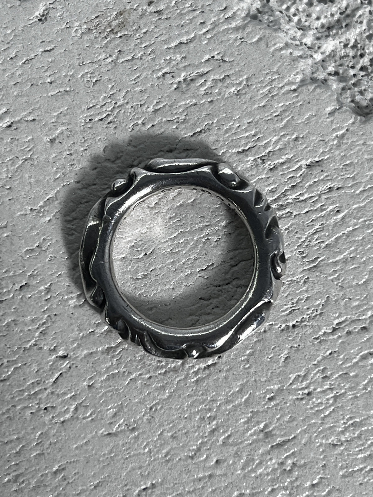 Chrome Hearts Scroll Band Ring Silver US6.5 JP13