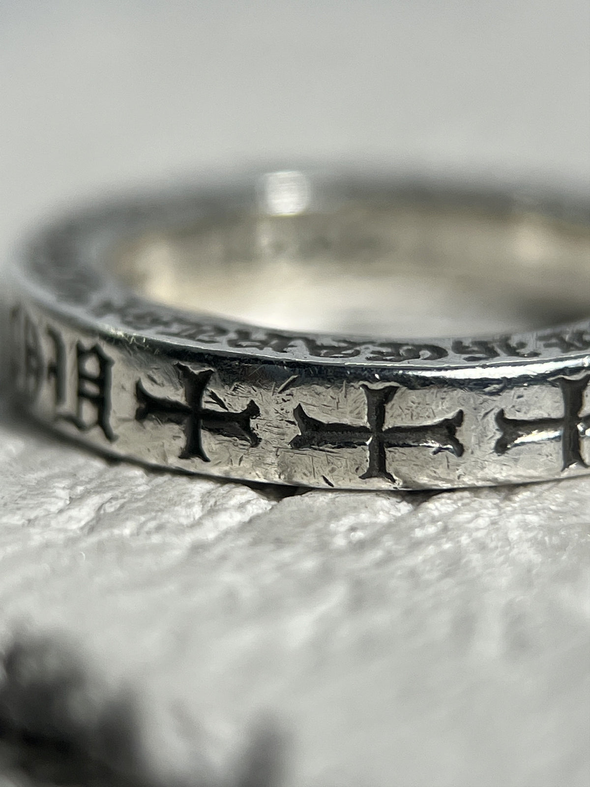 Chrome Hearts Spacer Ring Silver US4 47MM