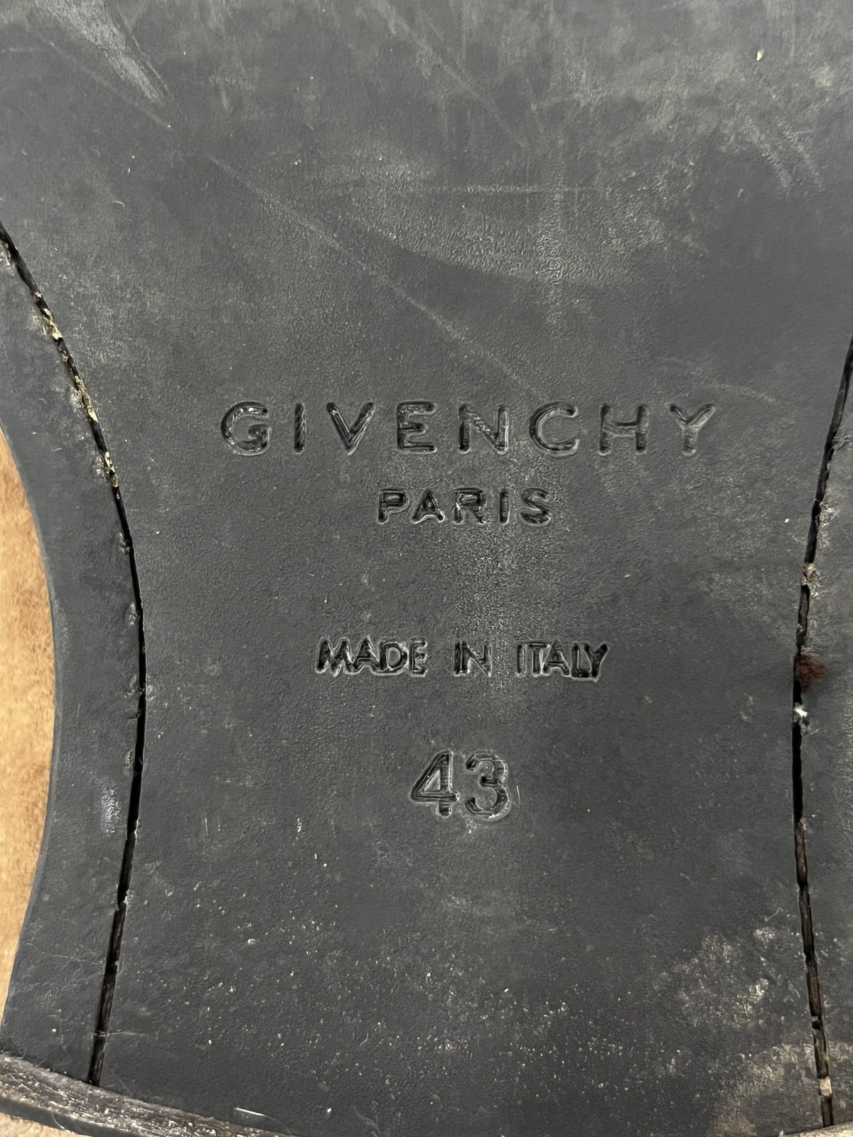 Givenchy Suede Chelsea Boots Brown 43