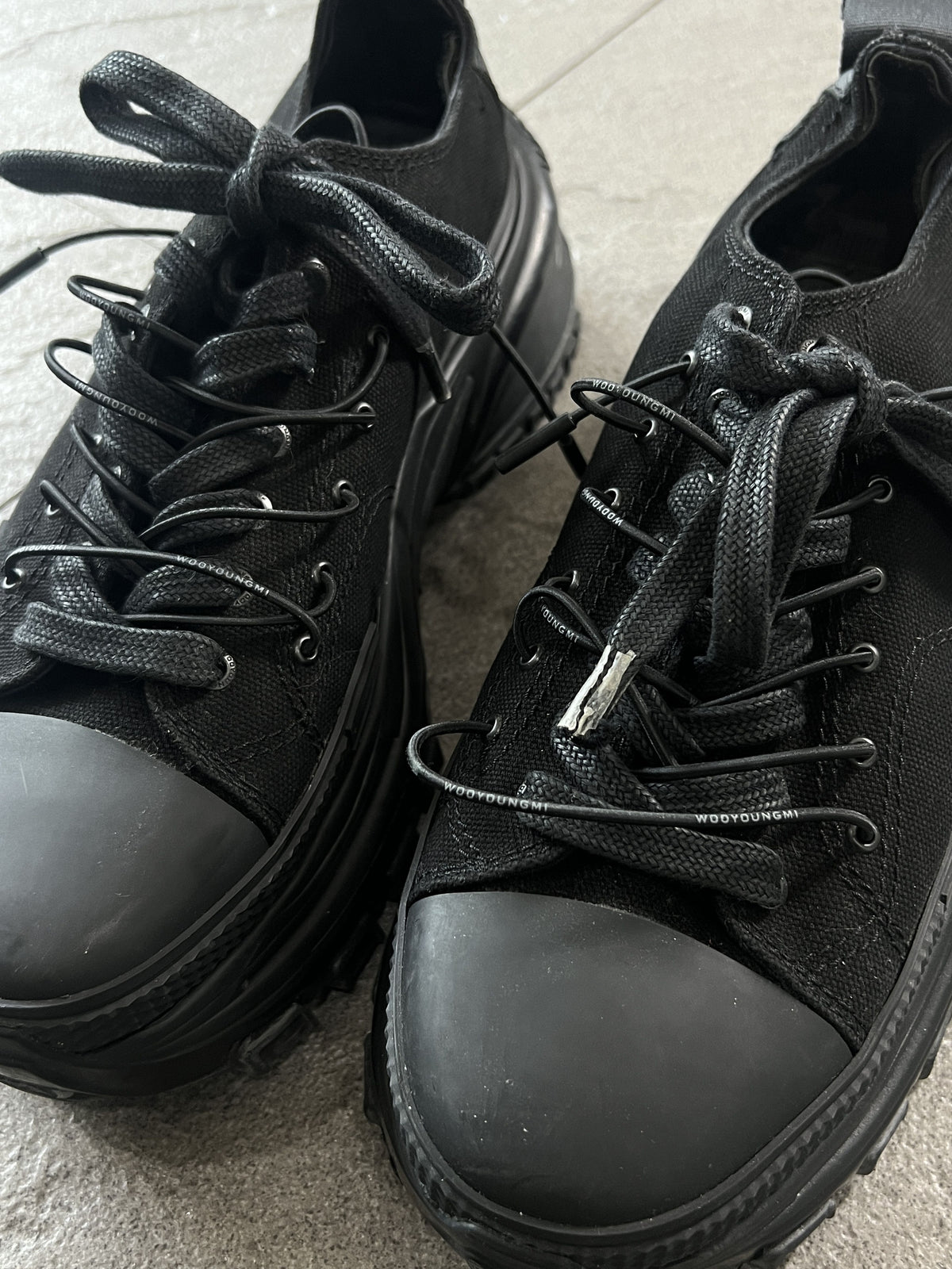 Wooyoungmi Paris Platform Chunky Sneakers Black EU43