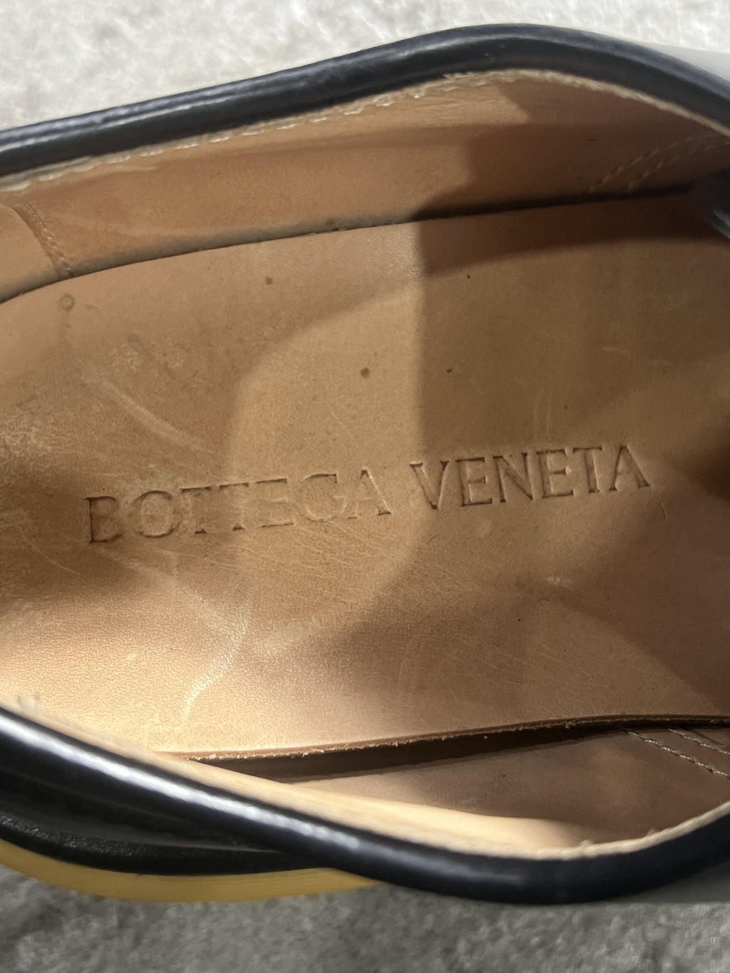 Bottega Veneta Leather Derby Lug Sole Black 40
