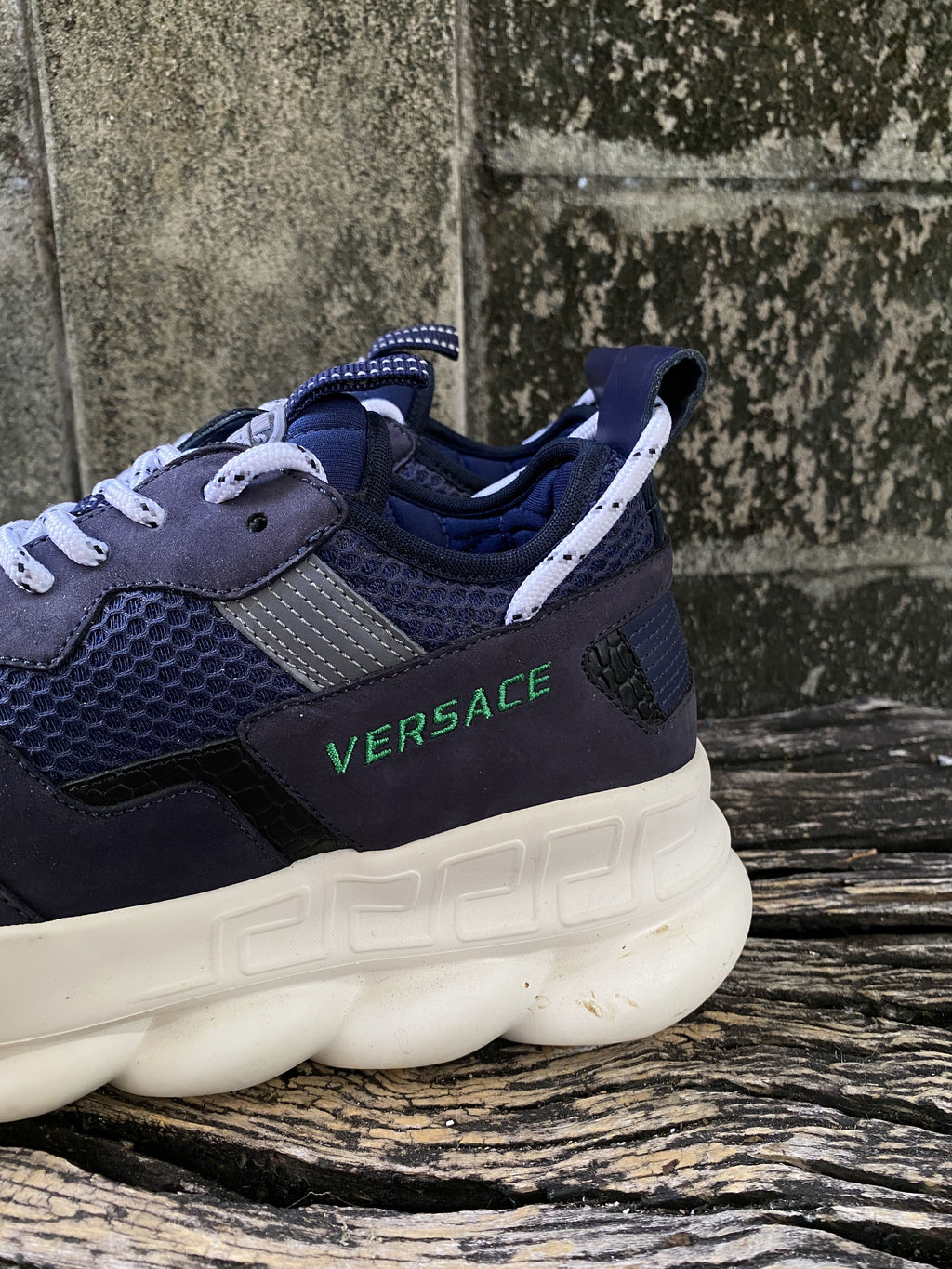 Versace Chain Reaction Navy Sneakers EU 40