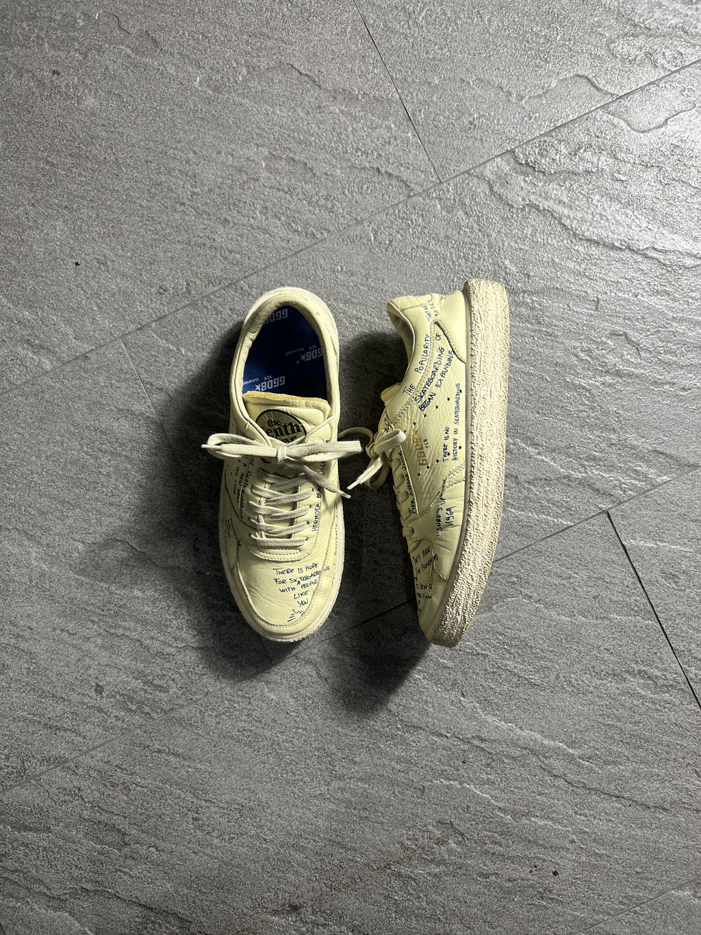 Golden Goose VCE Scribble Handwritten Leather Sneakers EU39
