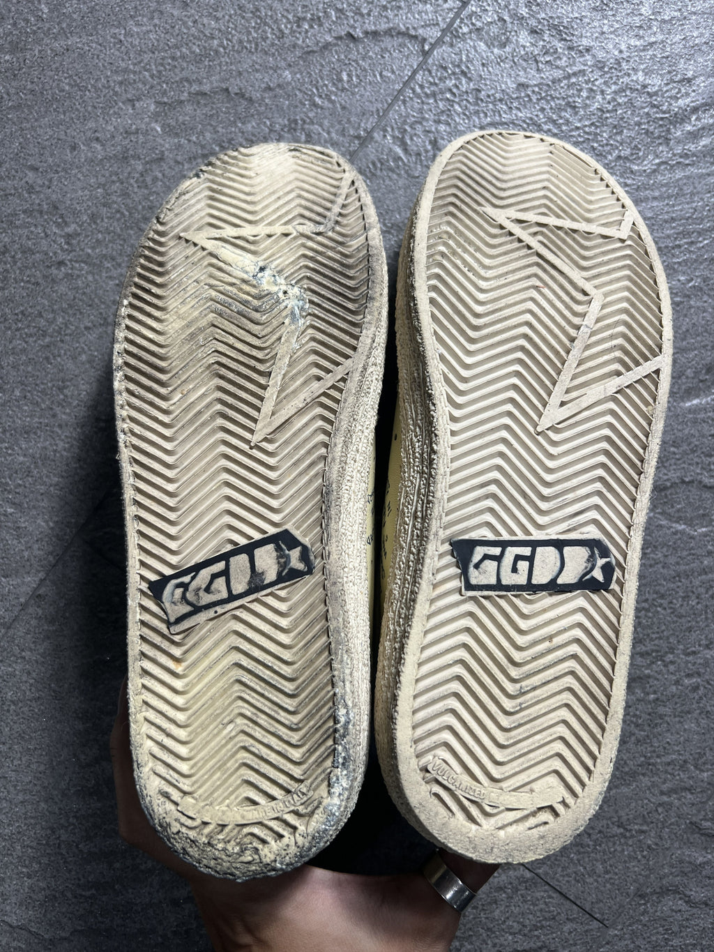 Golden Goose VCE Scribble Handwritten Leather Sneakers EU39