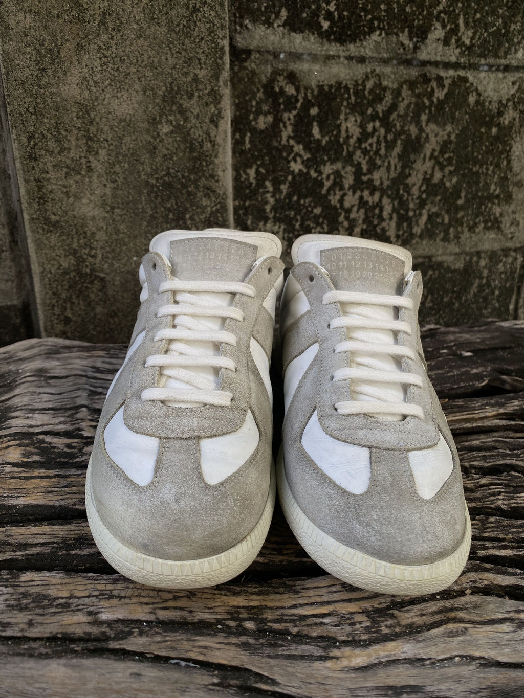 Maison Margiela Replica GAT White Leather Sneakers 39.5