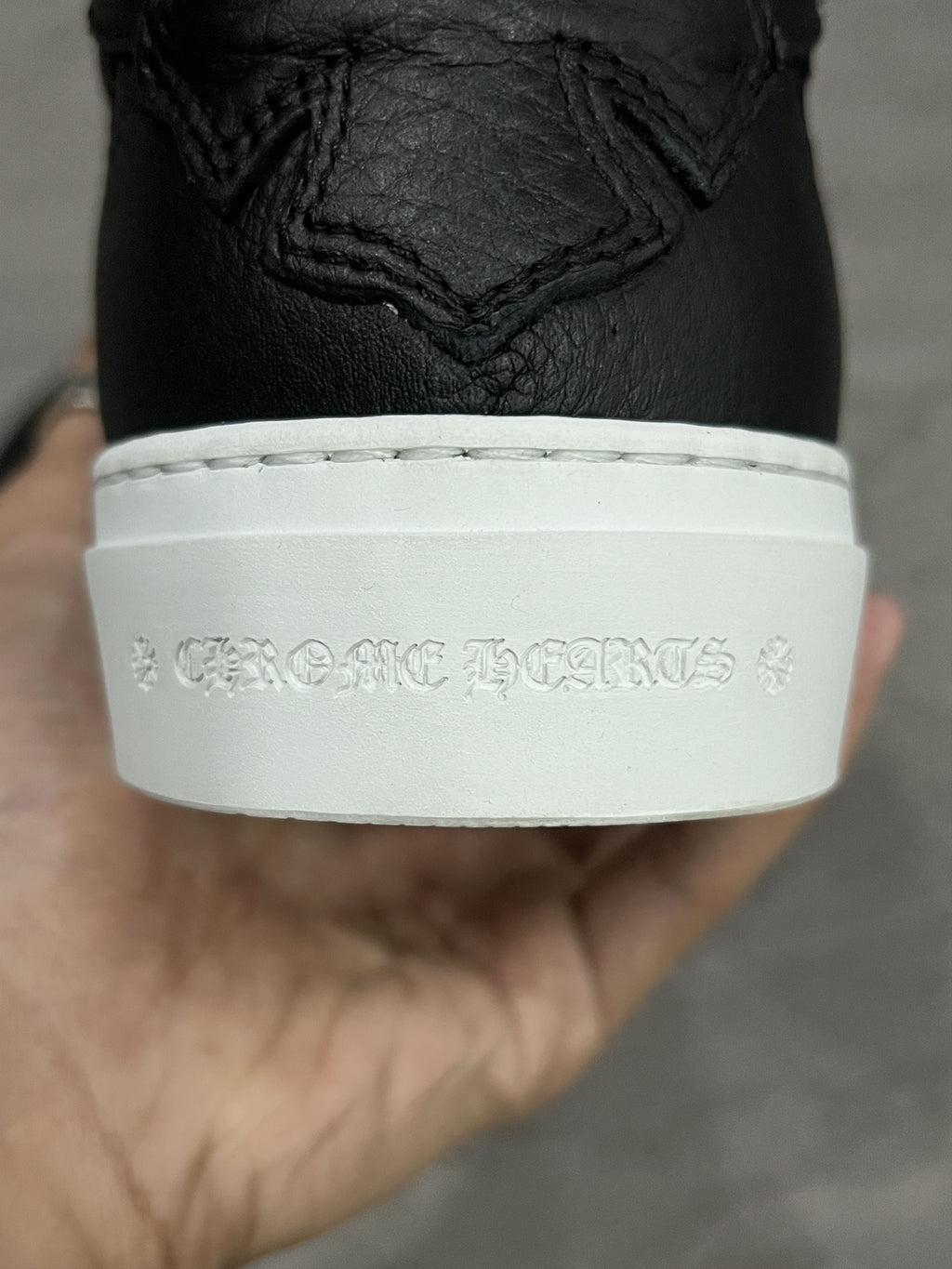 Chrome Hearts Dagger Slip On Sneakers Black 41