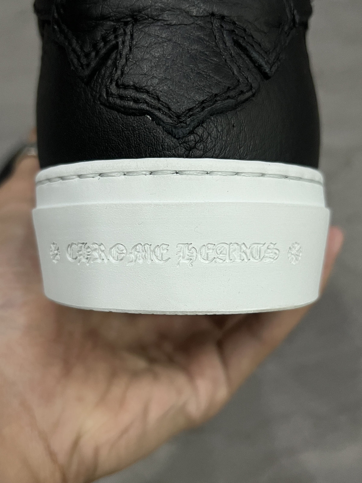 Chrome Hearts Dagger Slip On Sneakers Black 41