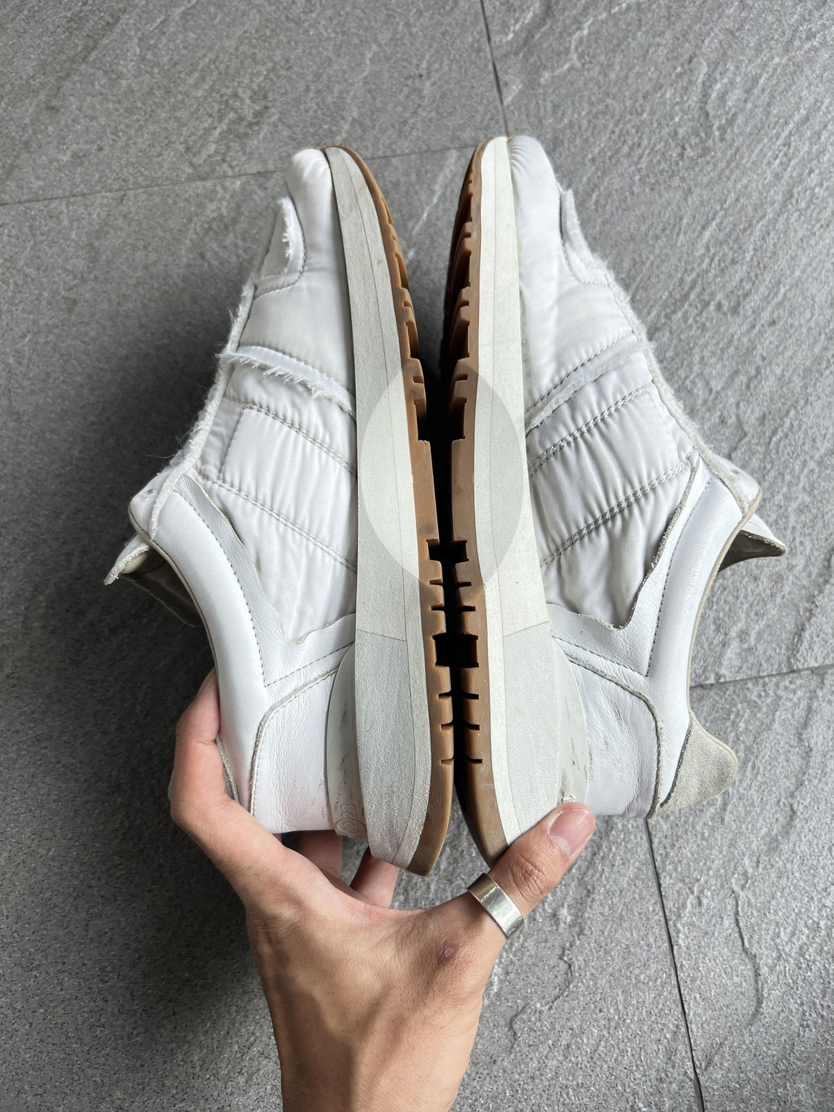 Maison Margiela Quilted Deconstructed Runner Sneakers EU42