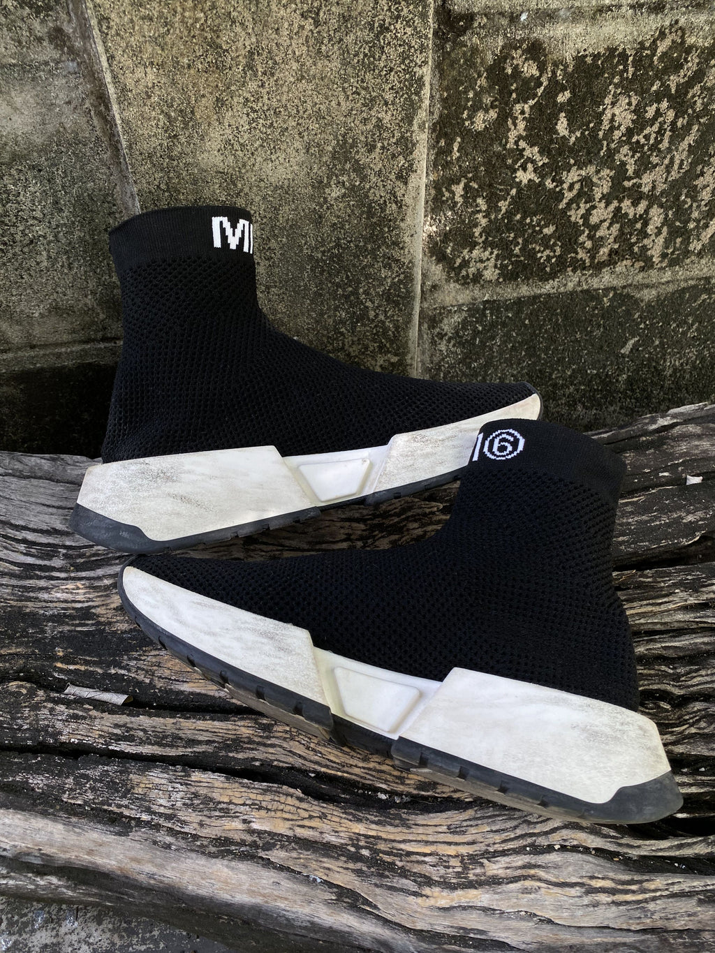 MM6 Maison Margiela Sock Knit High Top Sneakers EU38