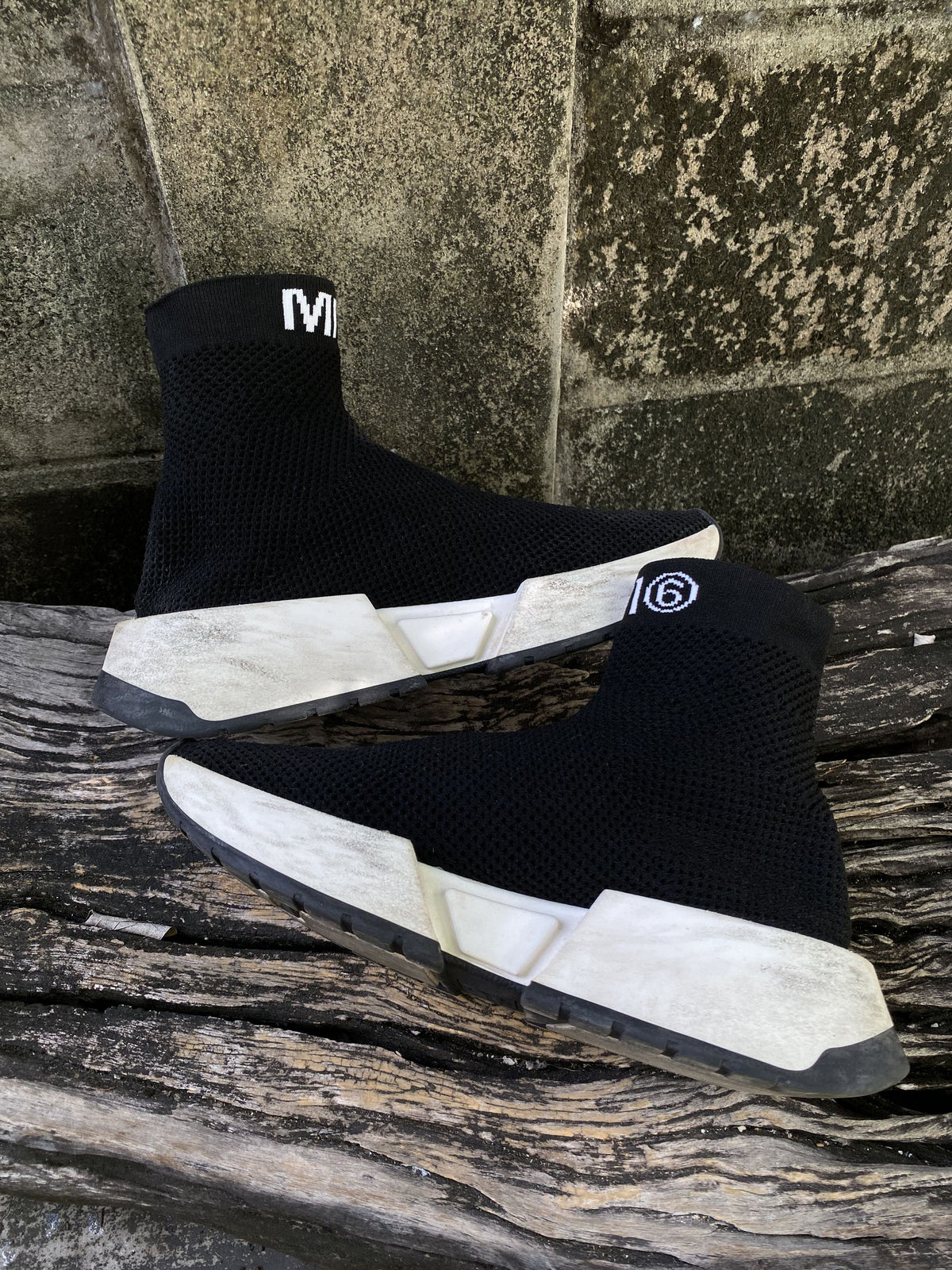 MM6 Maison Margiela Sock Knit High Top Sneakers EU38