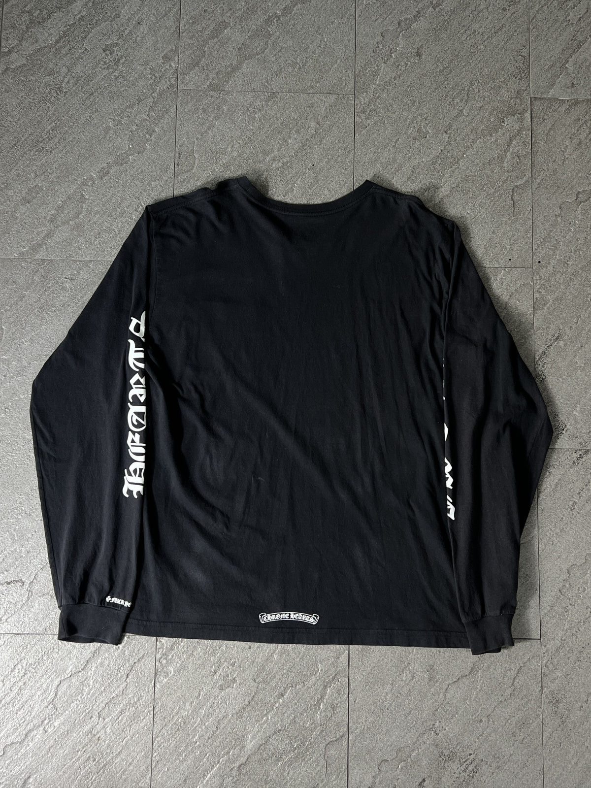 Chrome Hearts Long Sleeve Pocket Tee Black USA XL