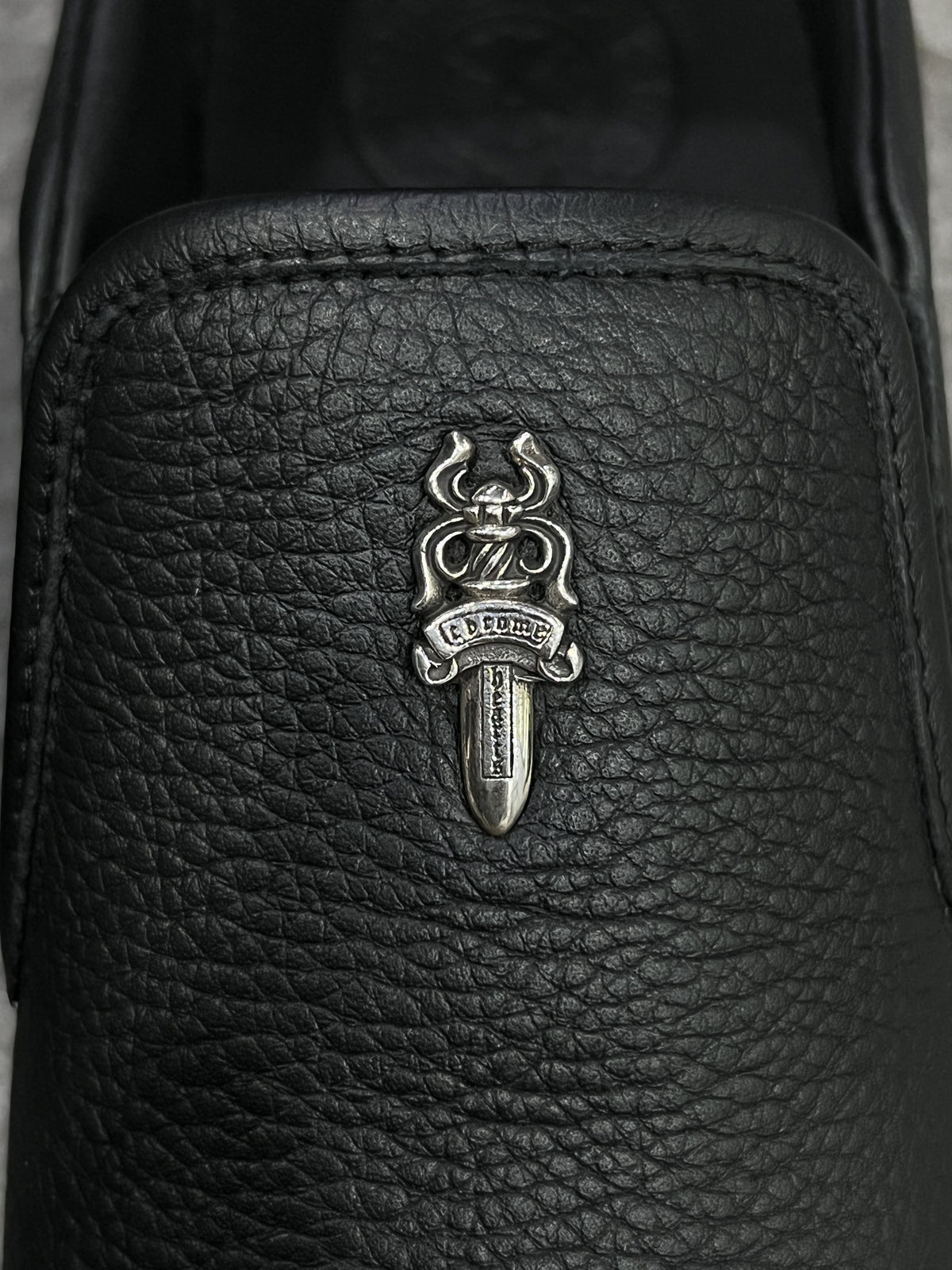 Chrome Hearts Dagger Slip On Sneakers Black 41