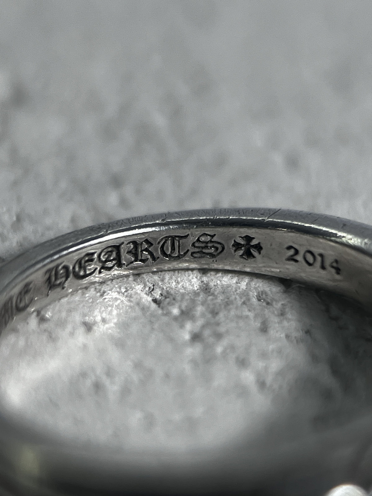 Chrome Hearts Baby Dagger Diamond Ring US5.5