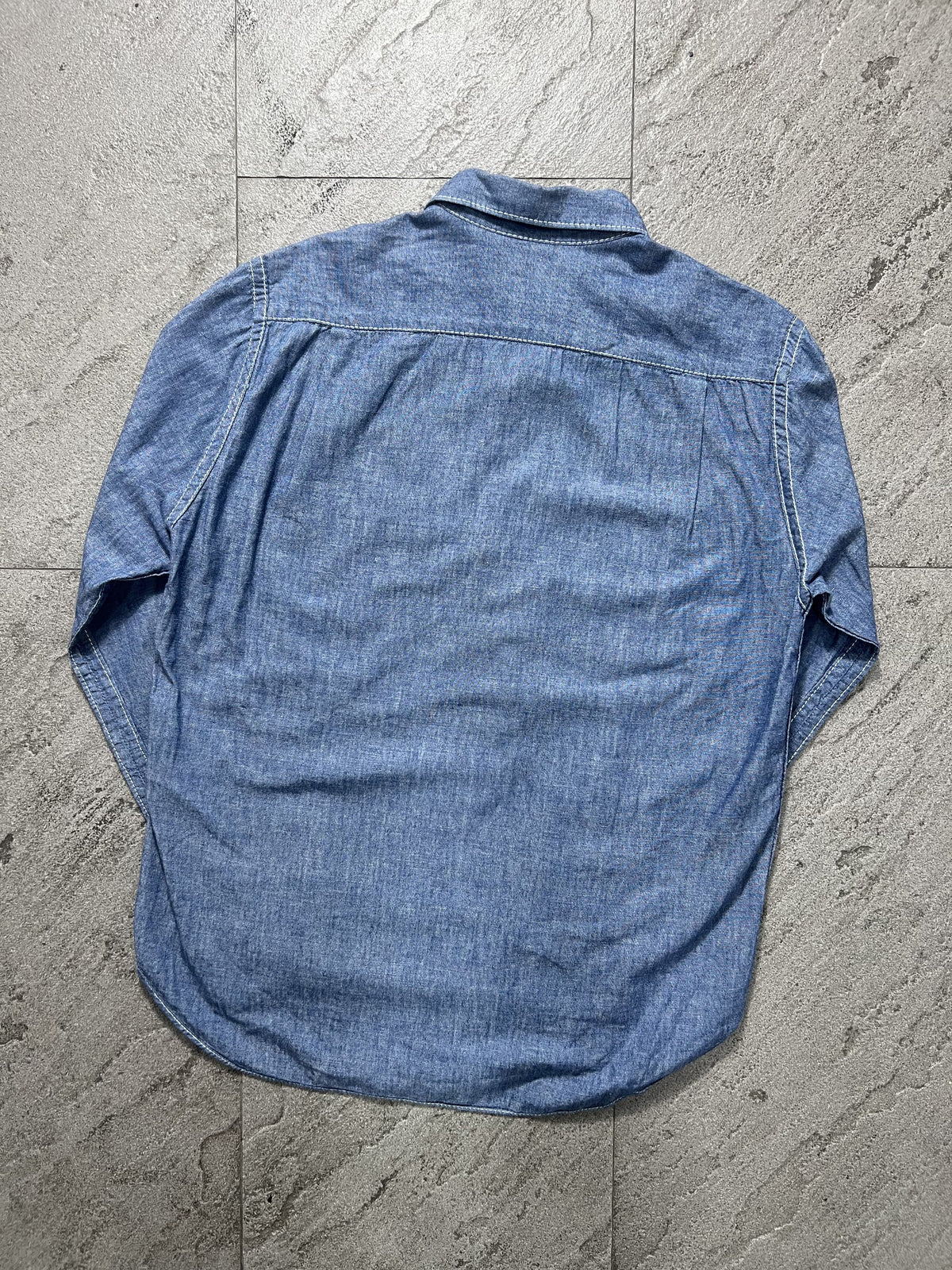 Comme des Garçons Homme denim shirt paisley pattern