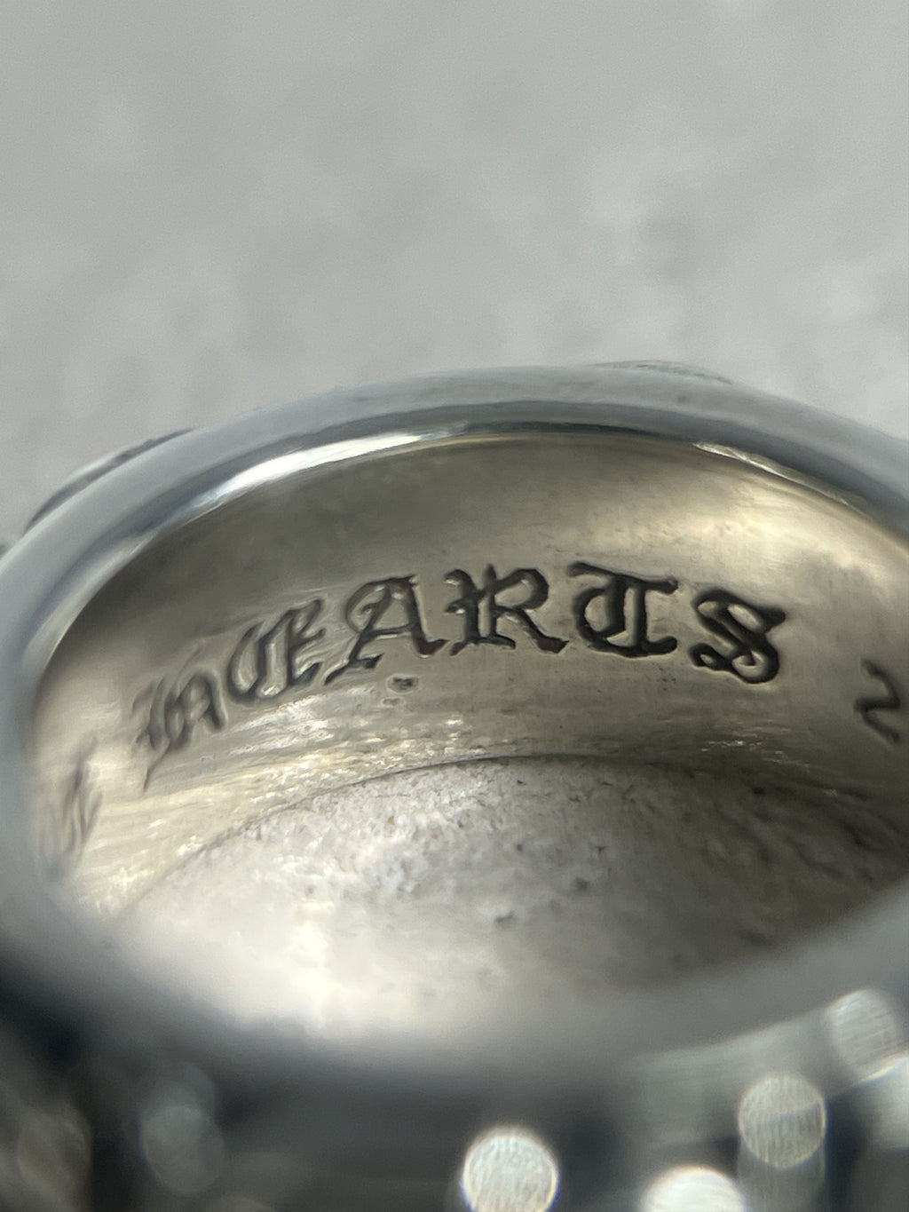 Chrome Hearts Eternity Vine Scroll Band Ring Size 47 / US4