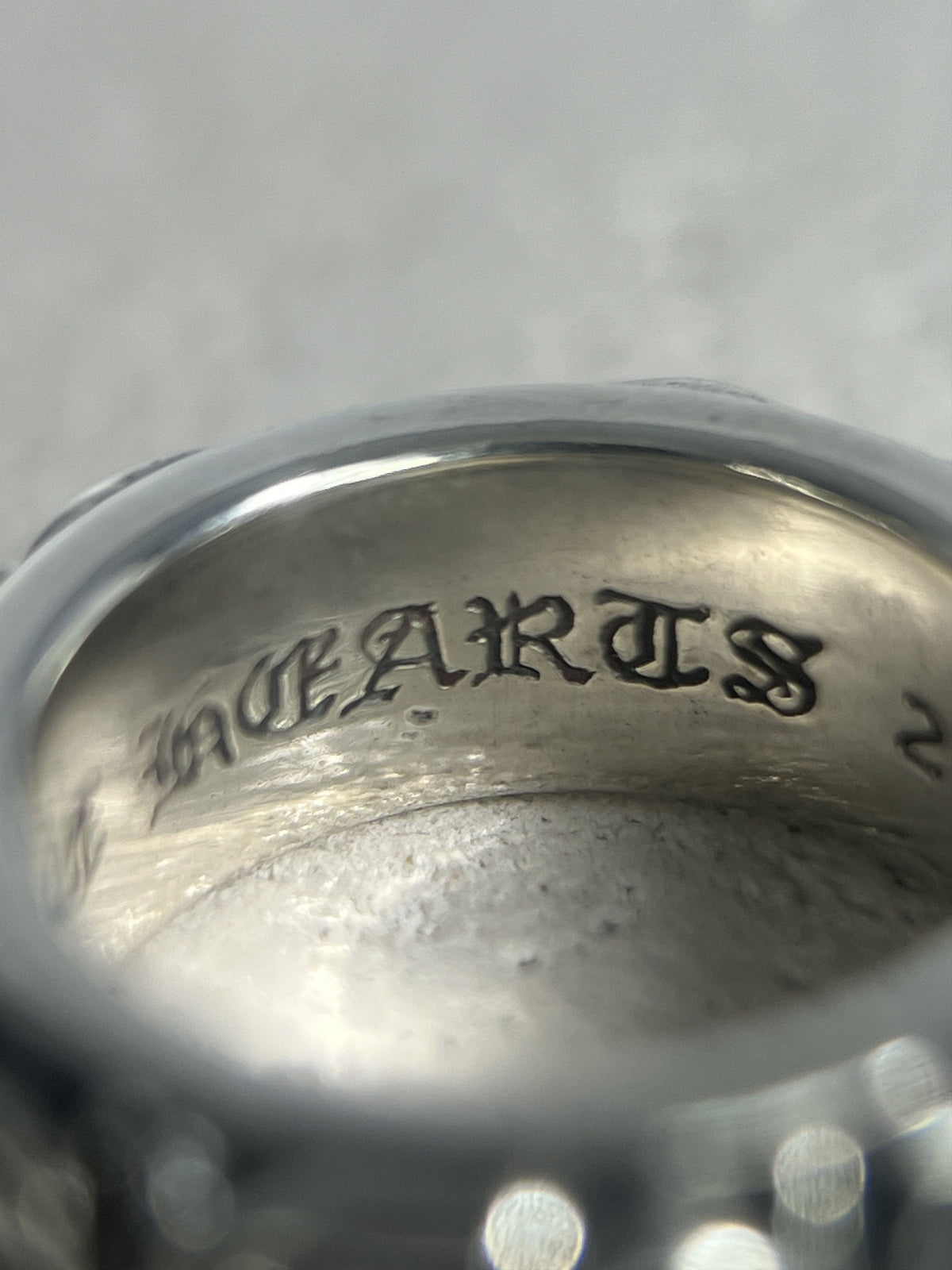 Chrome Hearts Eternity Vine Scroll Band Ring Size 47 / US4