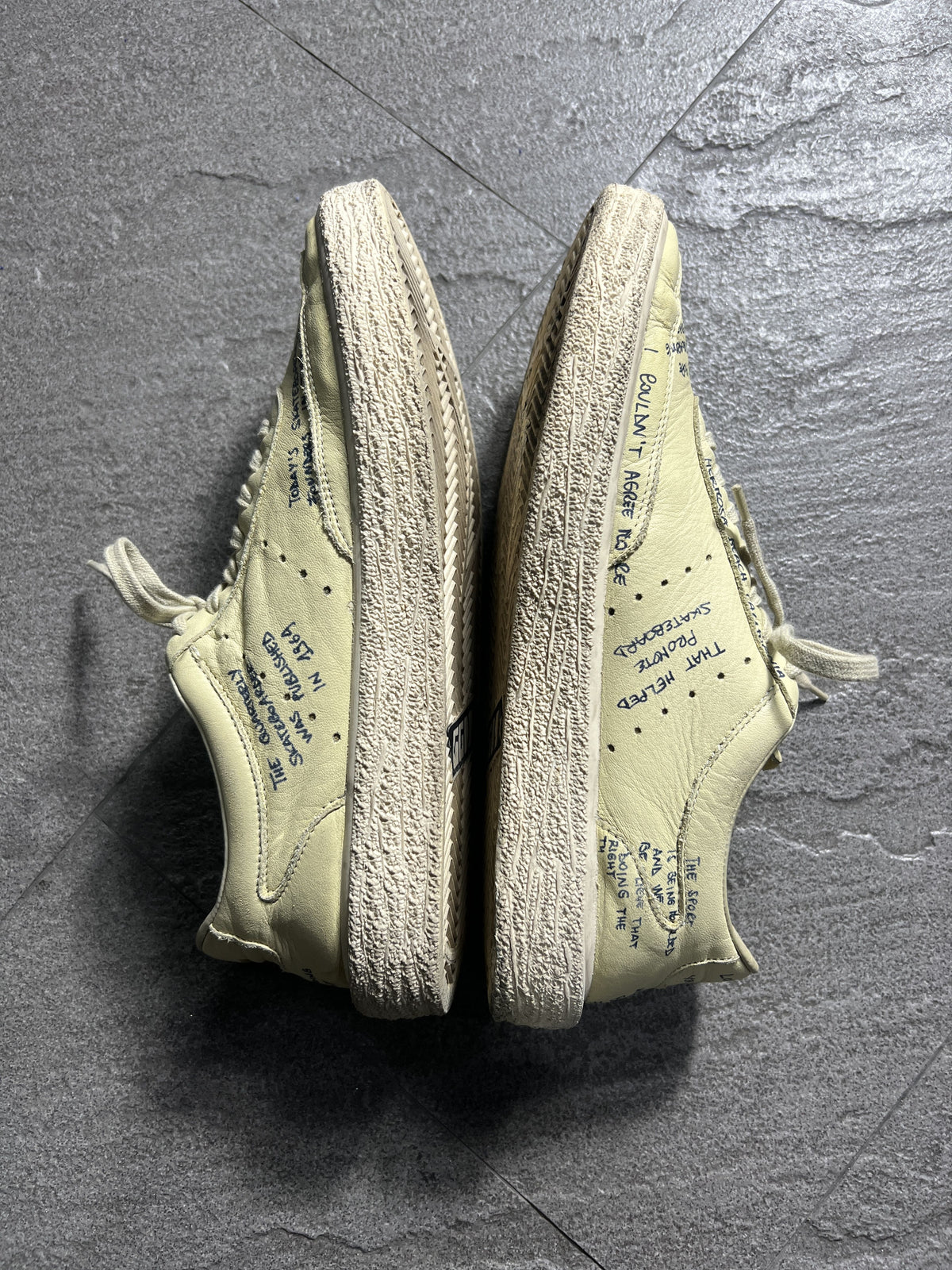 Golden Goose VCE Scribble Handwritten Leather Sneakers EU39