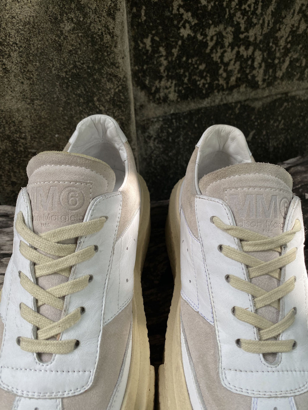 MM6 Maison Margiela Platform Sneakers White EU38