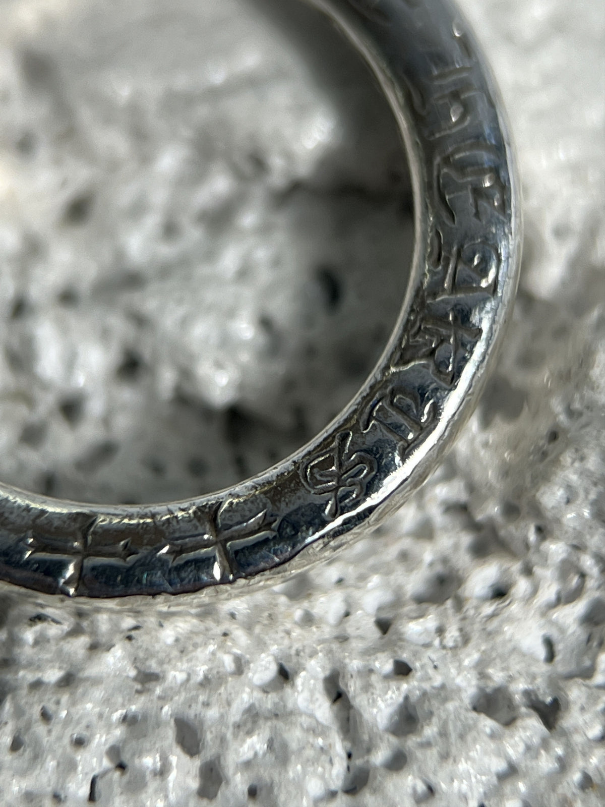 Chrome Hearts Forever Spacer Ring Silver US3.5