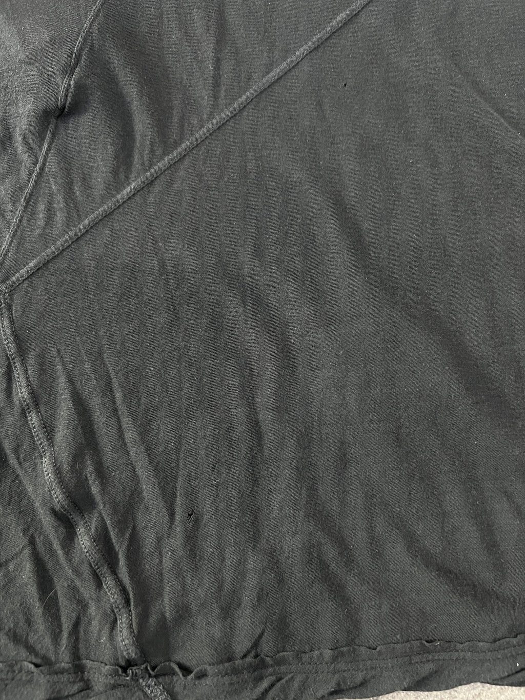 Rick Owens DRKSHDW Level Long Tee Black