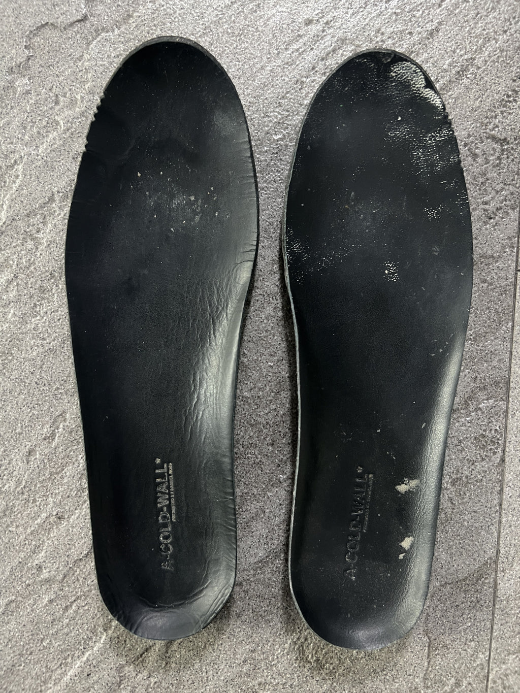 A Cold Wall ACW Leather Panel Sneakers Black US9