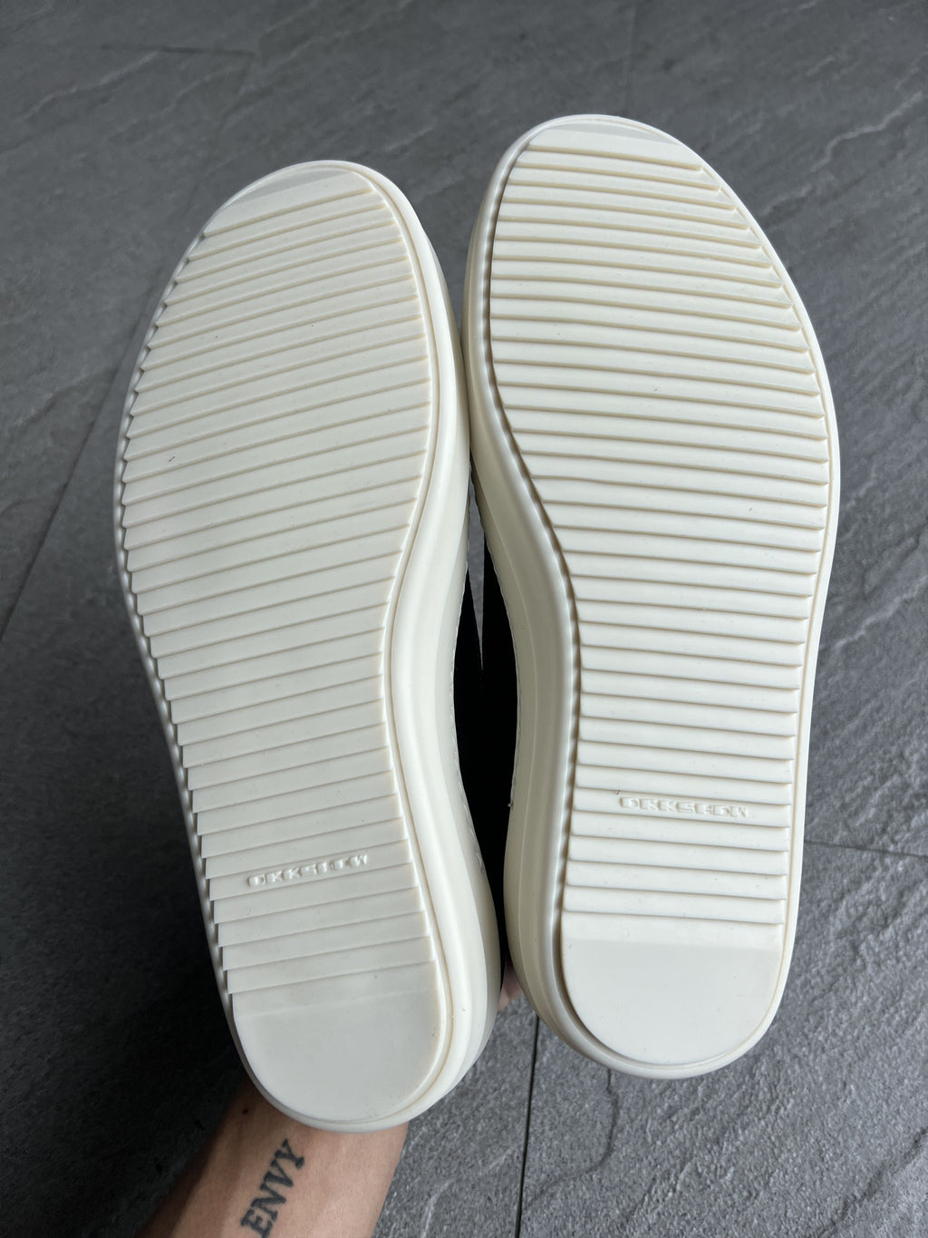 Rick Owens DRKSHDW Penta Vans Vintage Low Black Milk BNIB
