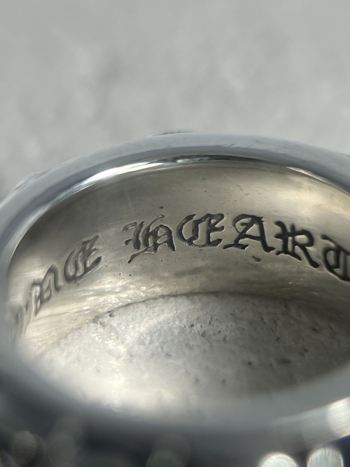 Chrome Hearts Eternity Vine Scroll Band Ring Size 47 / US4