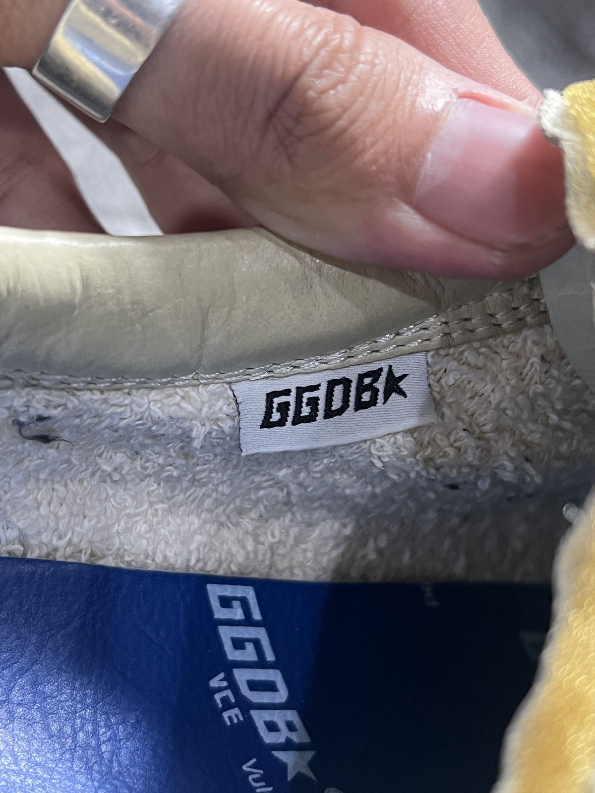 Golden Goose VCE Scribble Handwritten Leather Sneakers EU39