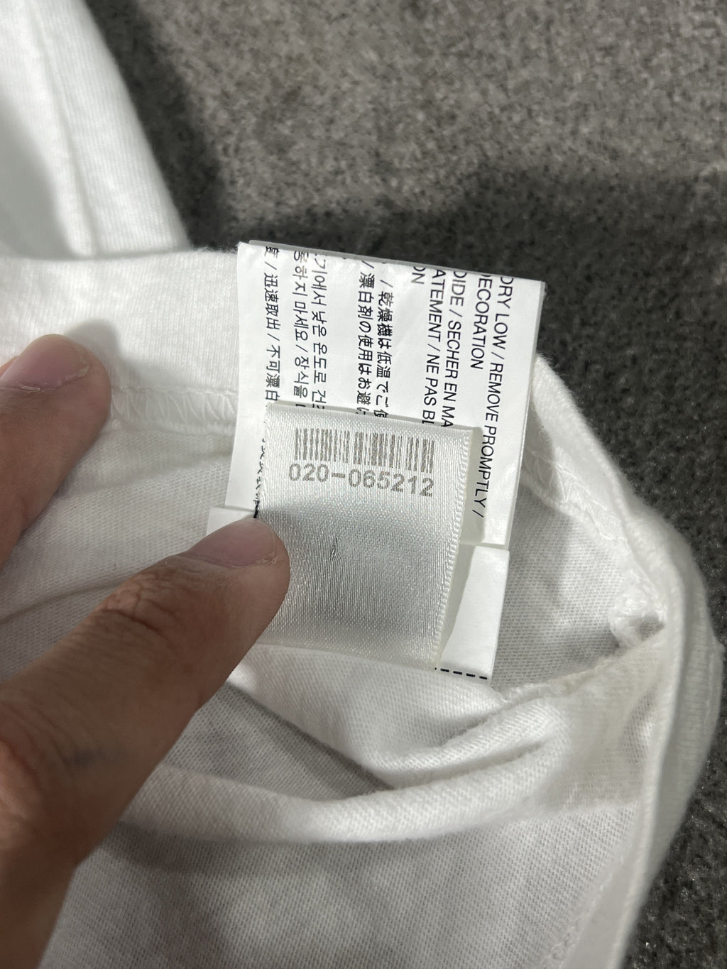 Chrome Hearts Gradient Logo L/S Tee White XL USA