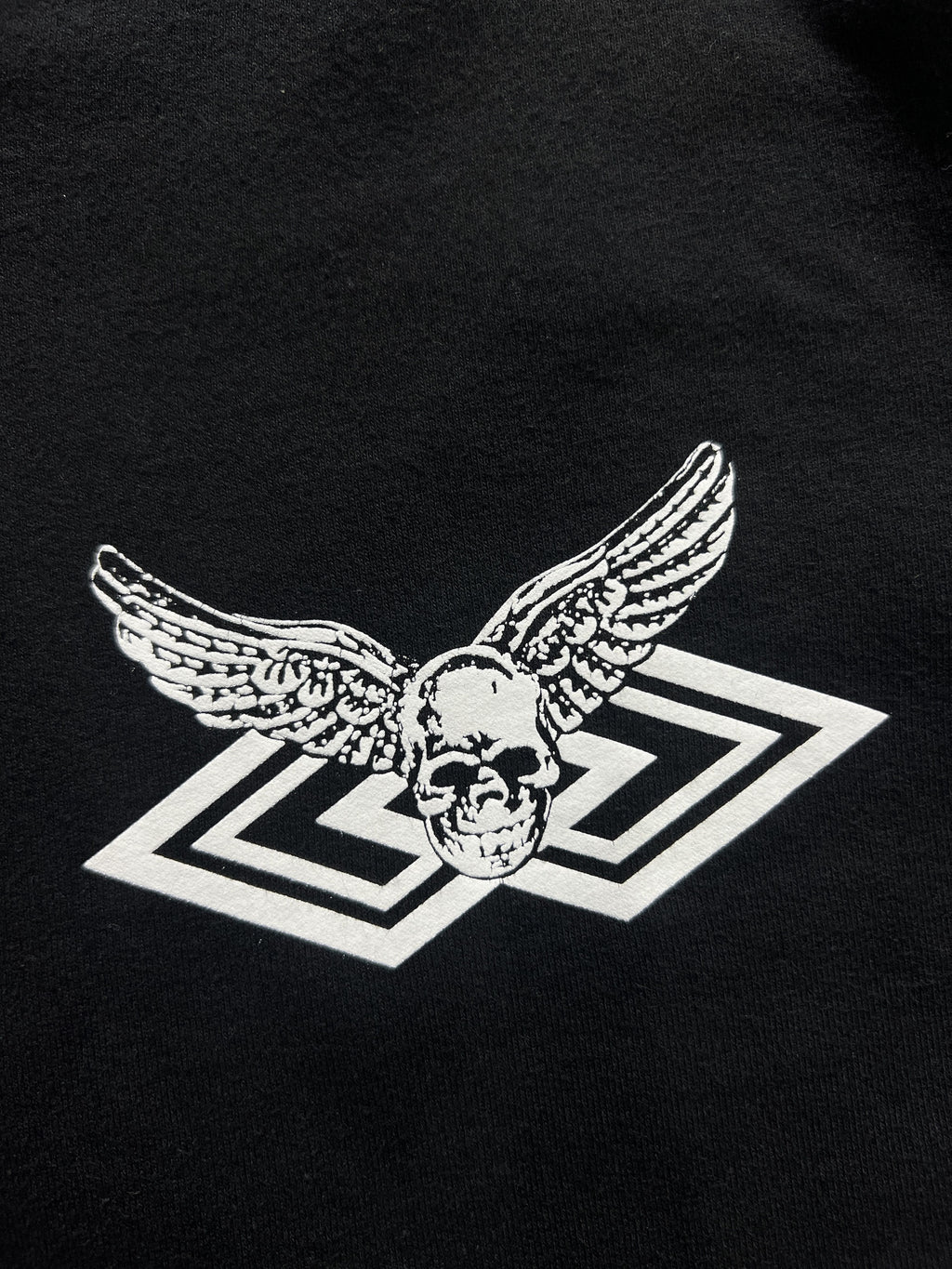 Chrome Hearts Foti Zip Hoodie Skull Wings Black L