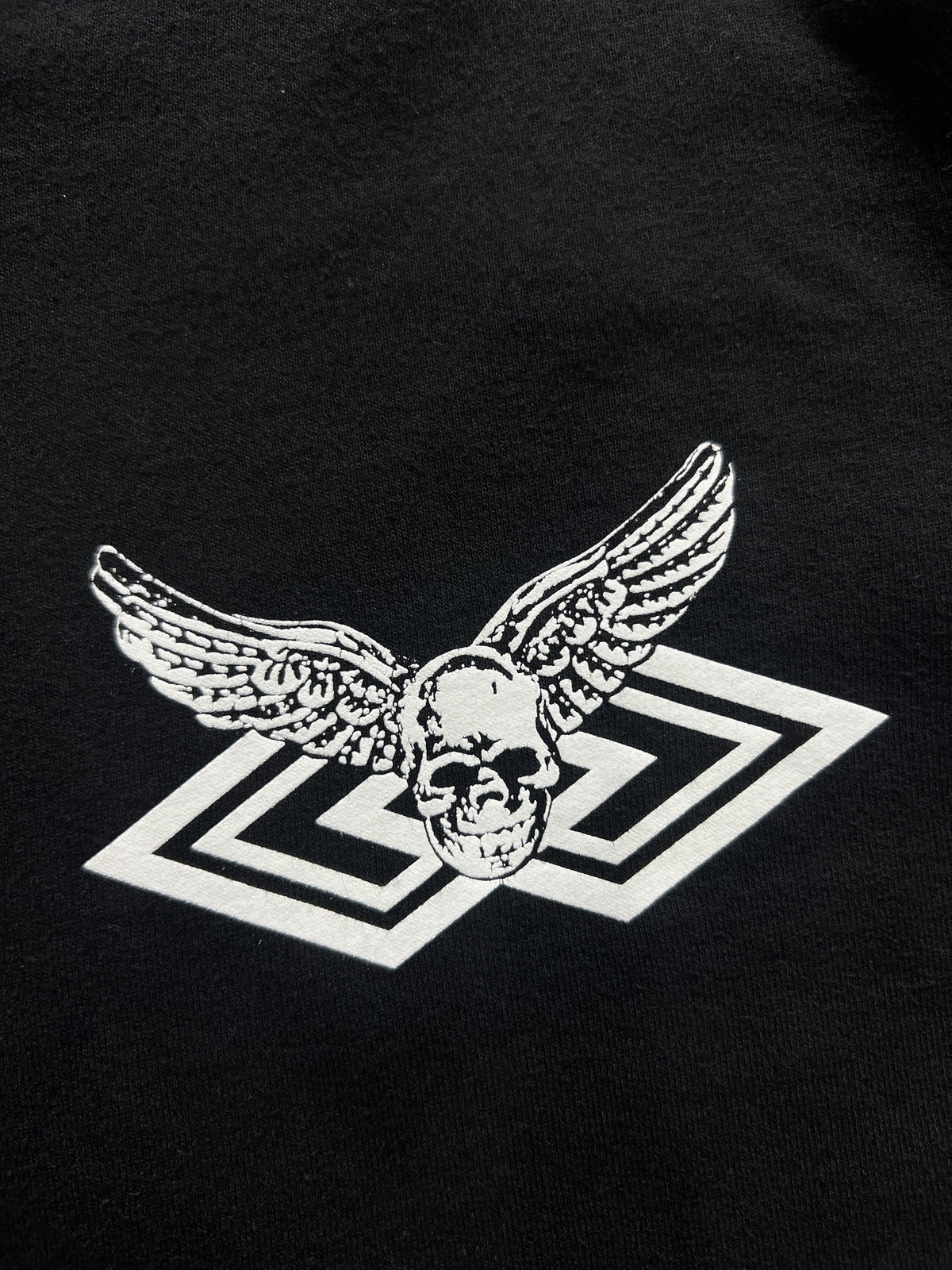 Chrome Hearts Foti Zip Hoodie Skull Wings Black L