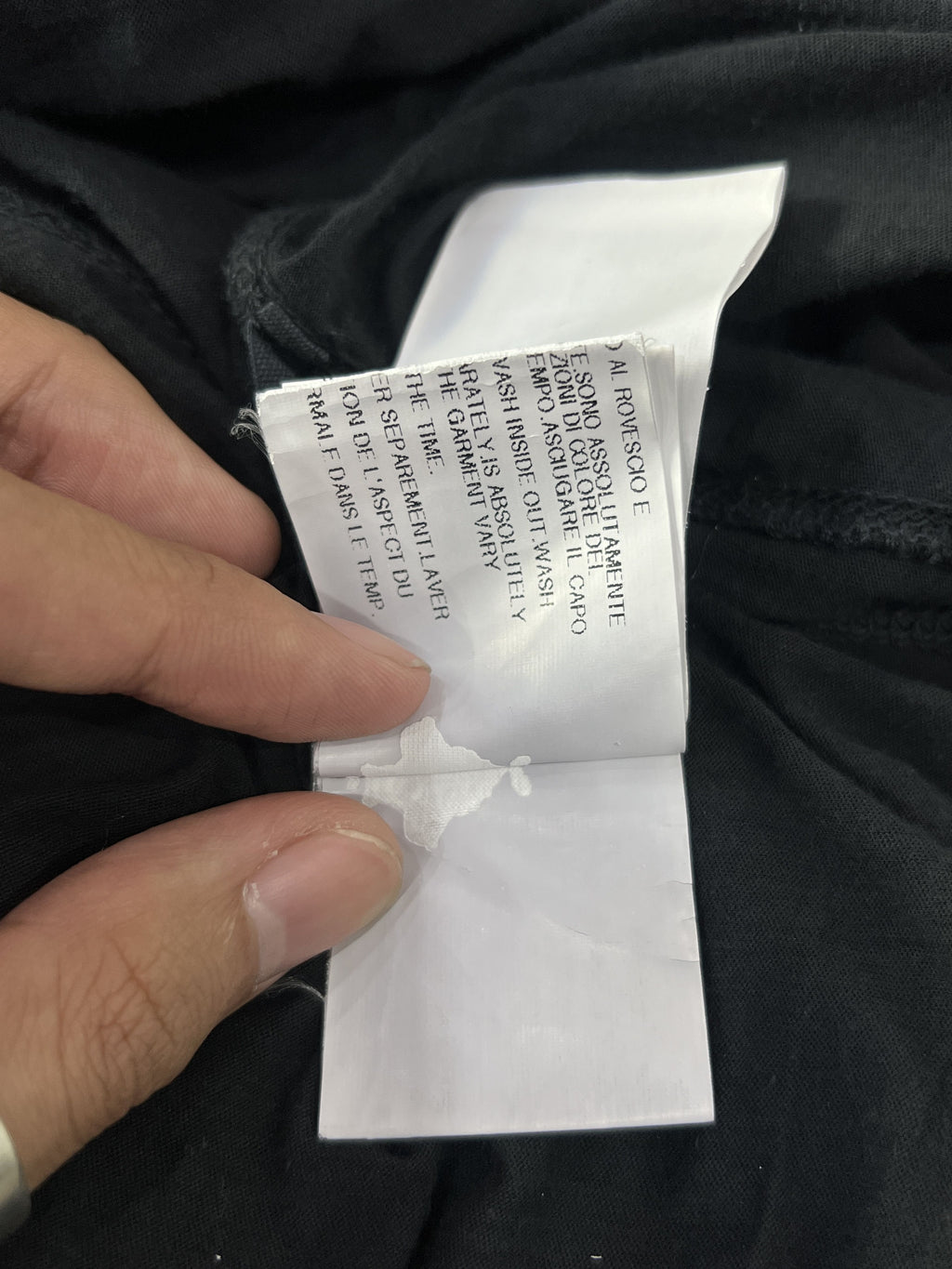 Rick Owens DRKSHDW Level Long Tee Black