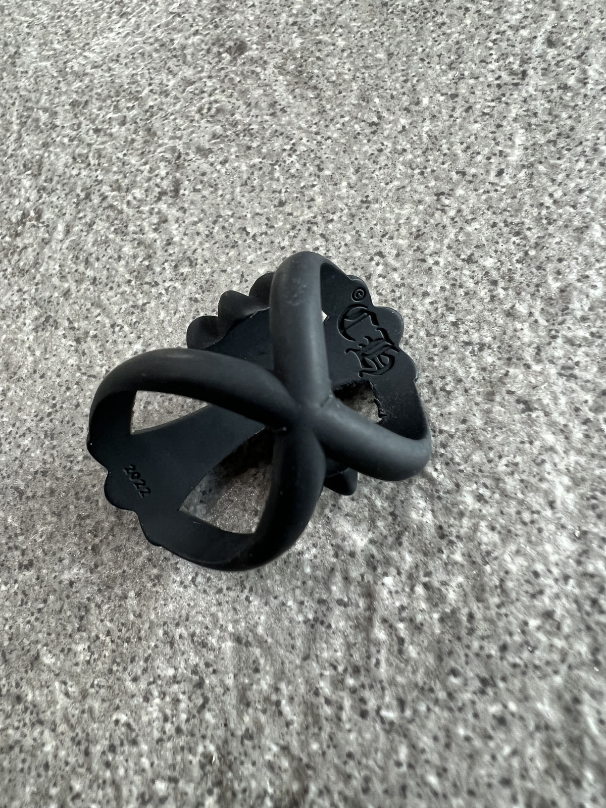Chrome Hearts Black Bow Rubber Ring 2022