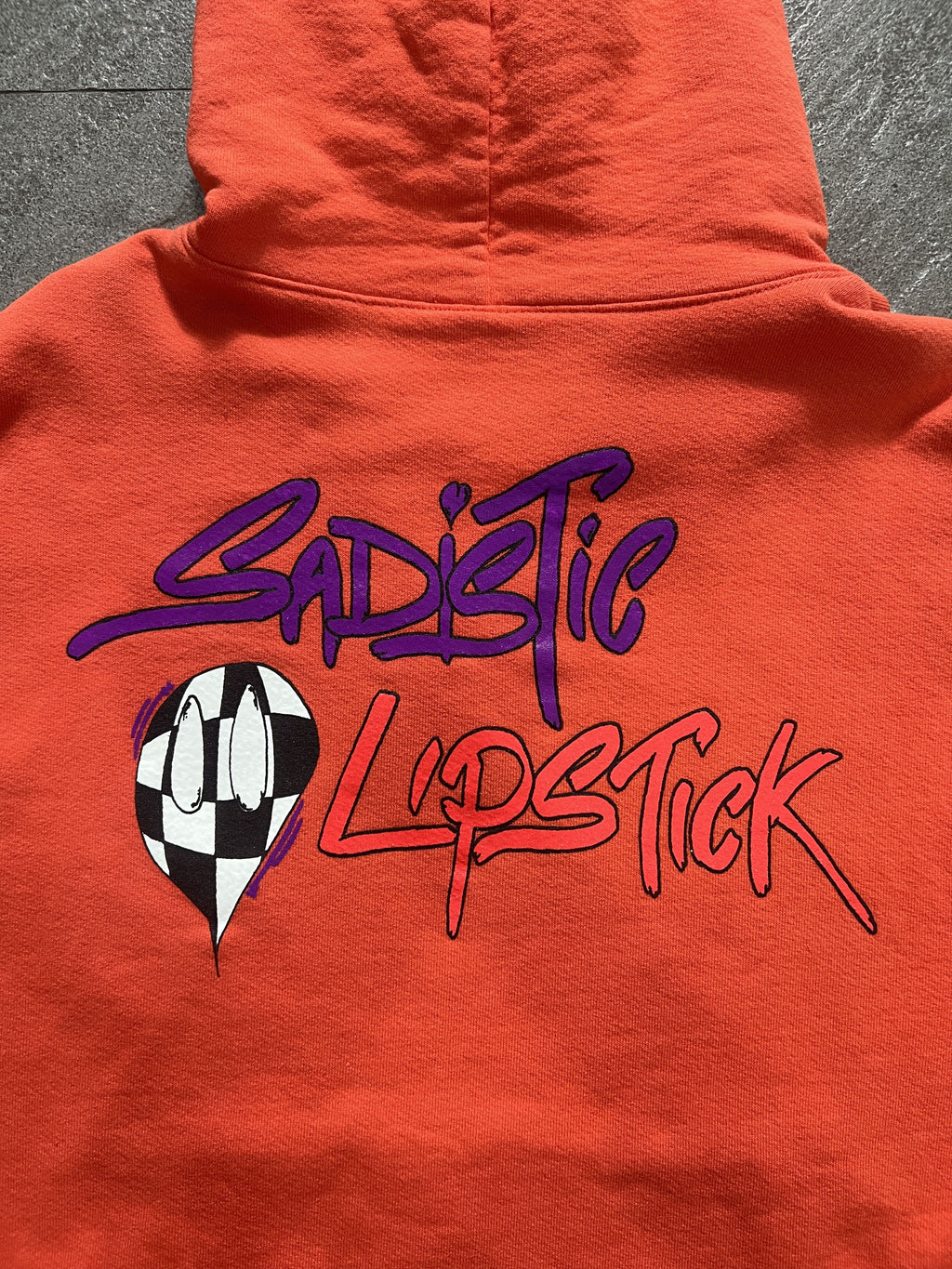 Chrome Hearts x Matty Boy Sadistic Lipstick Orange Hoodie M