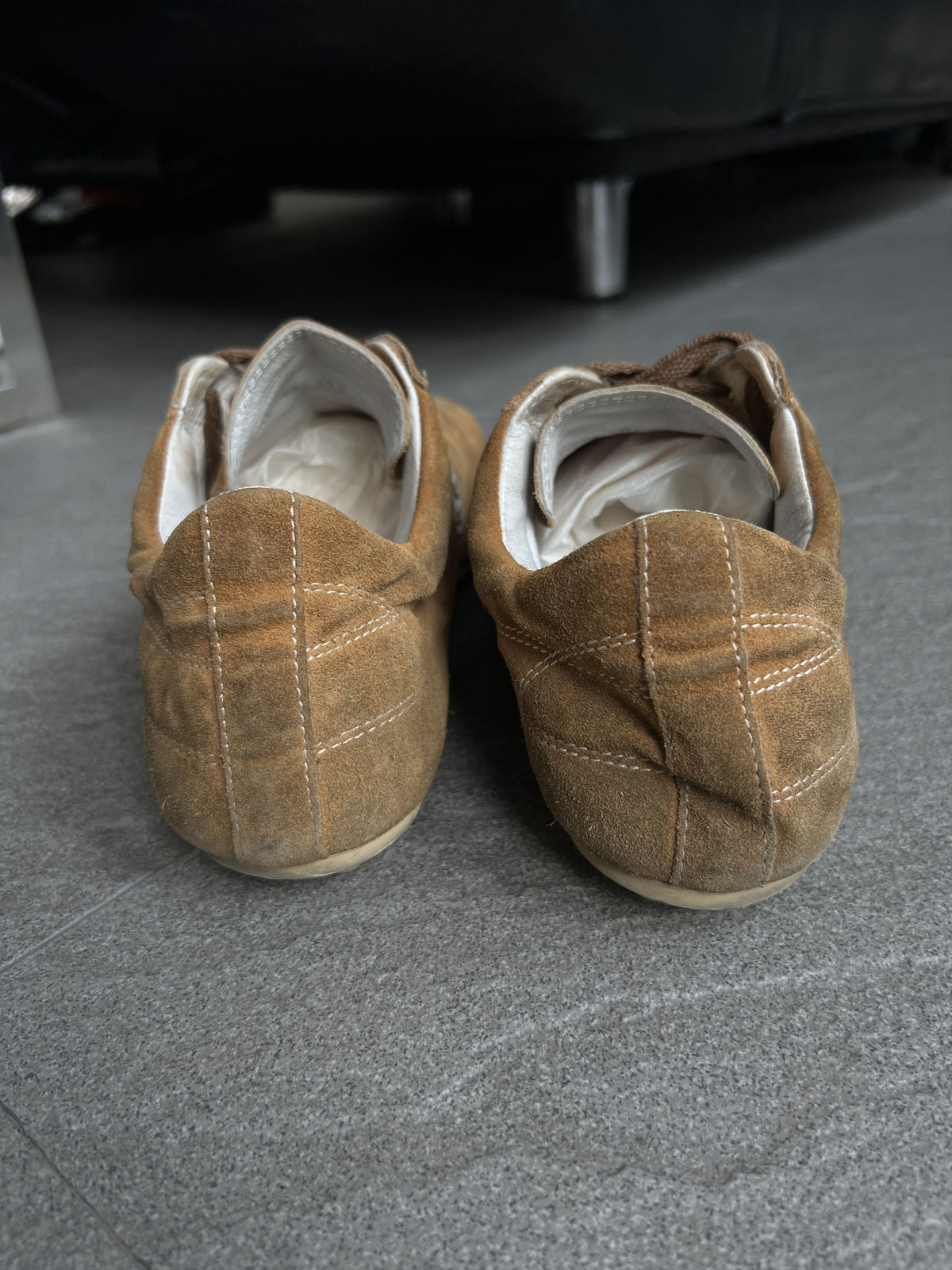 Dirk Bikkembergs Suede Soccer Sneakers Brown EU39
