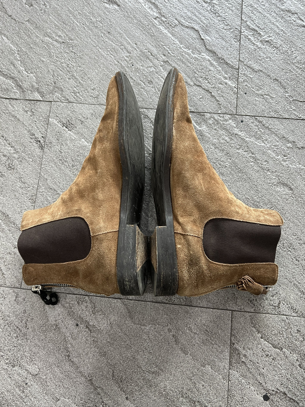 Givenchy Suede Chelsea Boots Brown 43