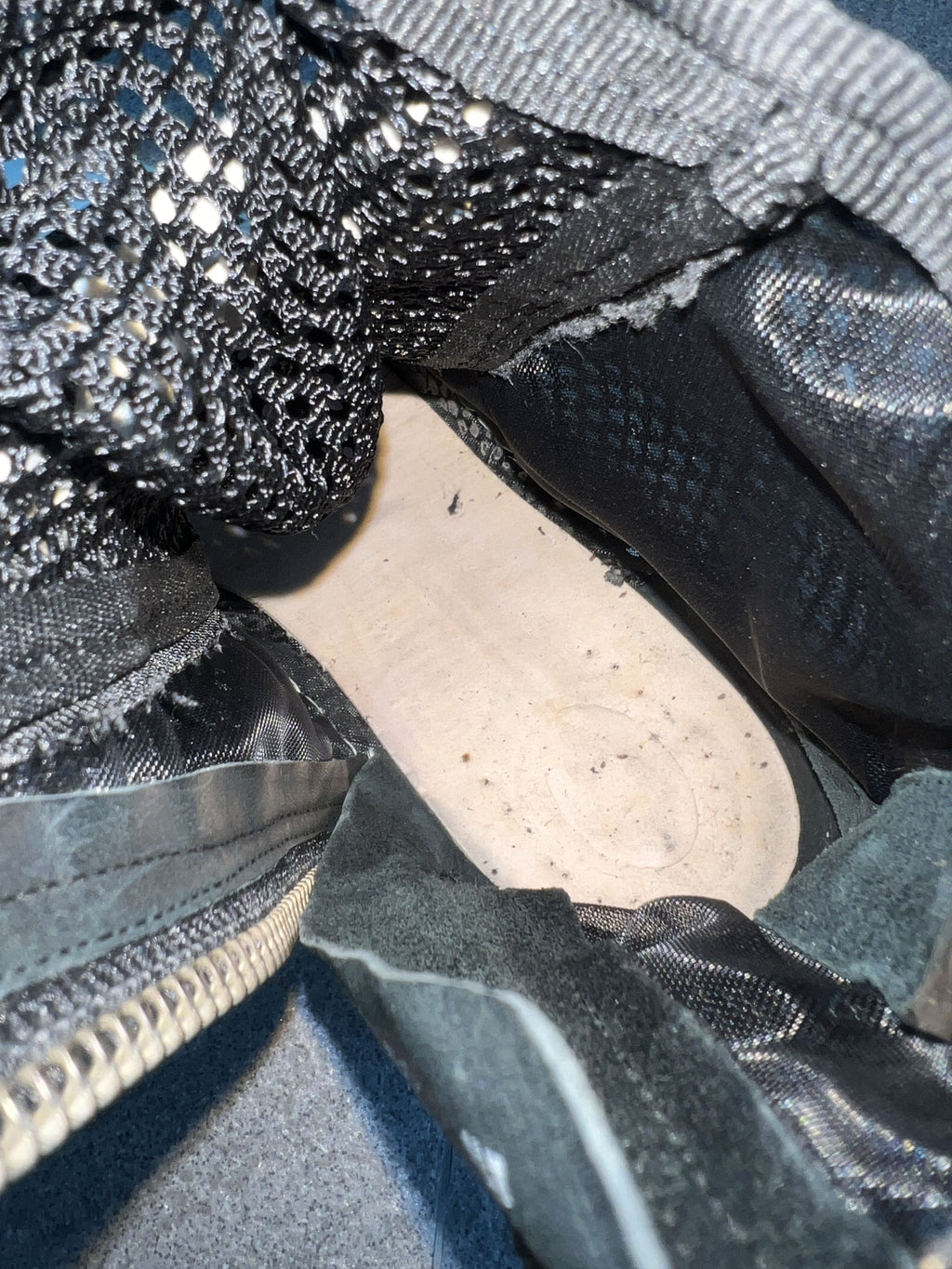 *Rare* Rick Owens DRKSHDW Mesh High Top Ramones EU36