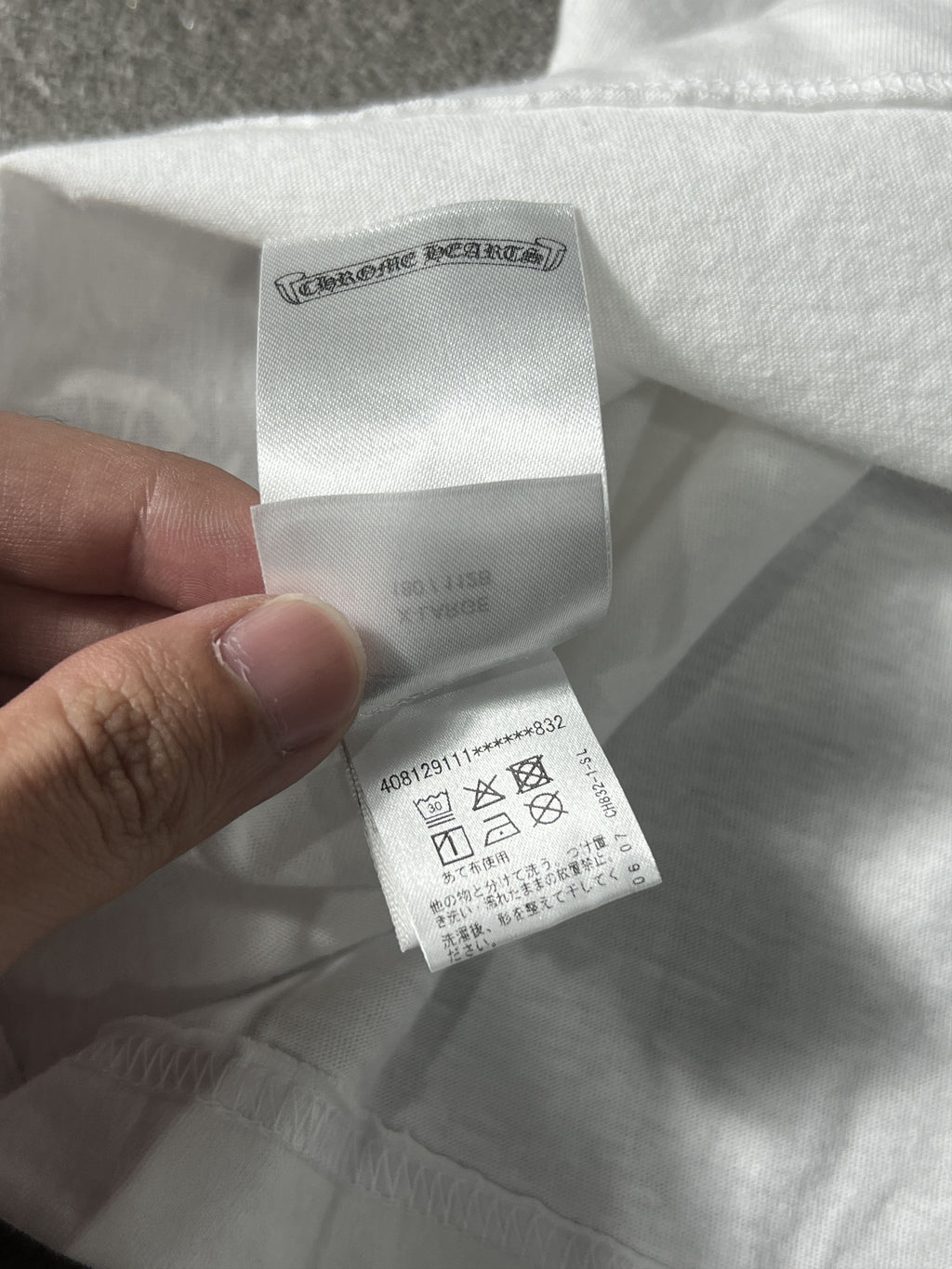 Chrome Hearts Osaka Pocket Tee White XL USA CH Logo