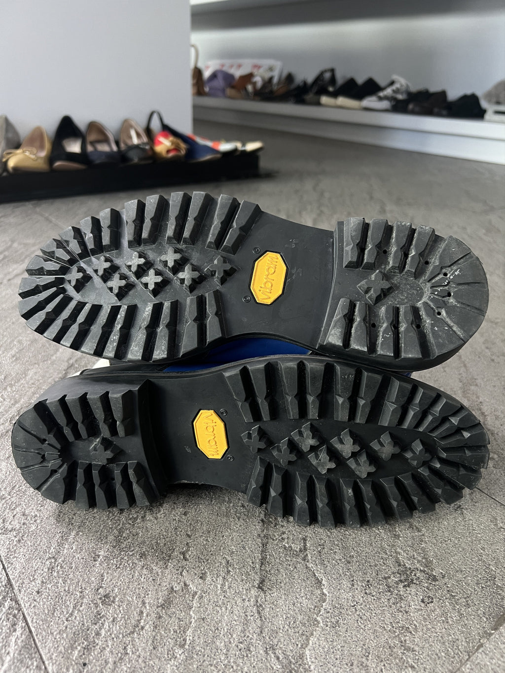 Songzio Homme Strap Combat Boots Vibram Sole