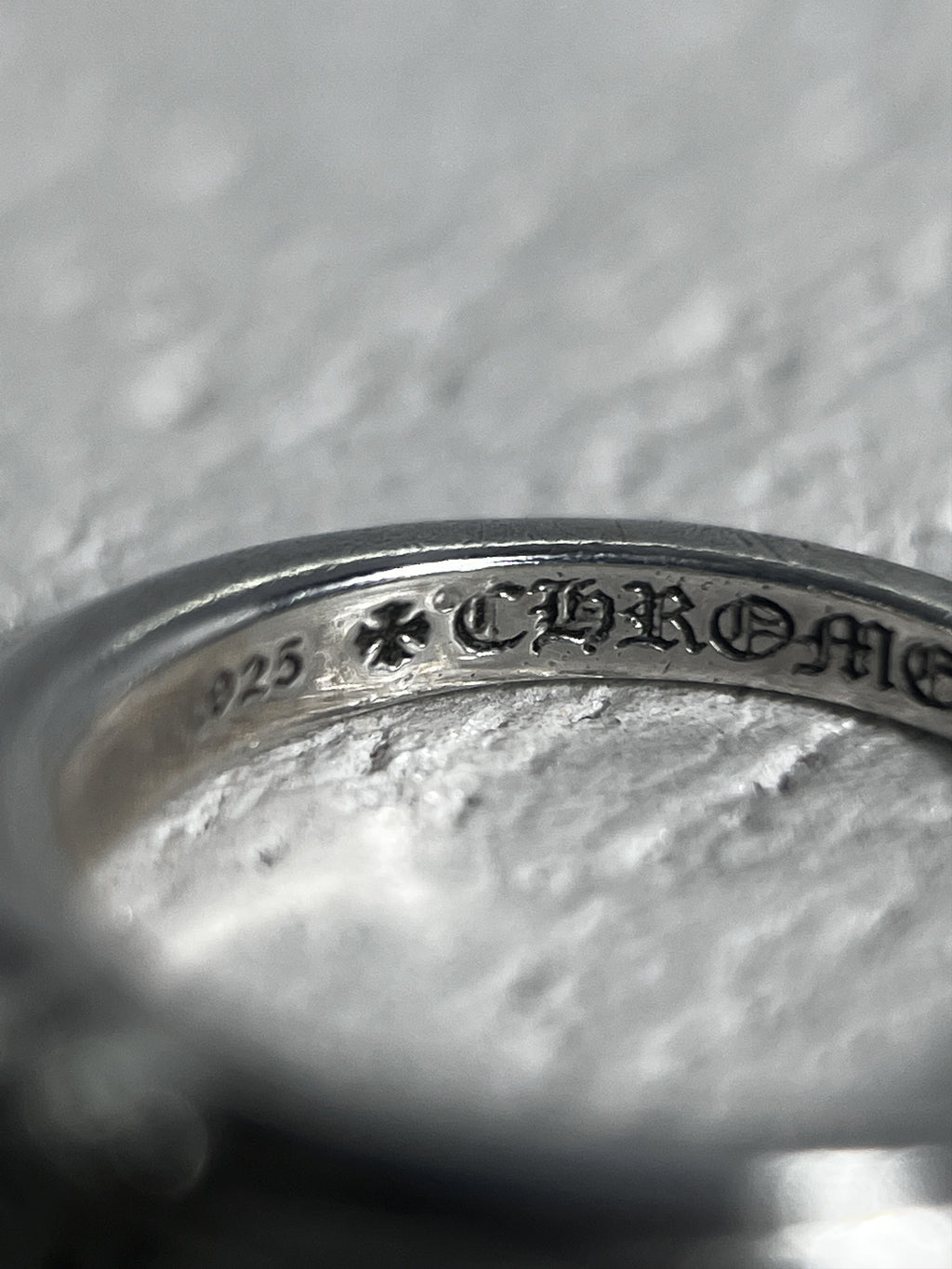 Chrome Hearts Baby Dagger Diamond Ring US5.5