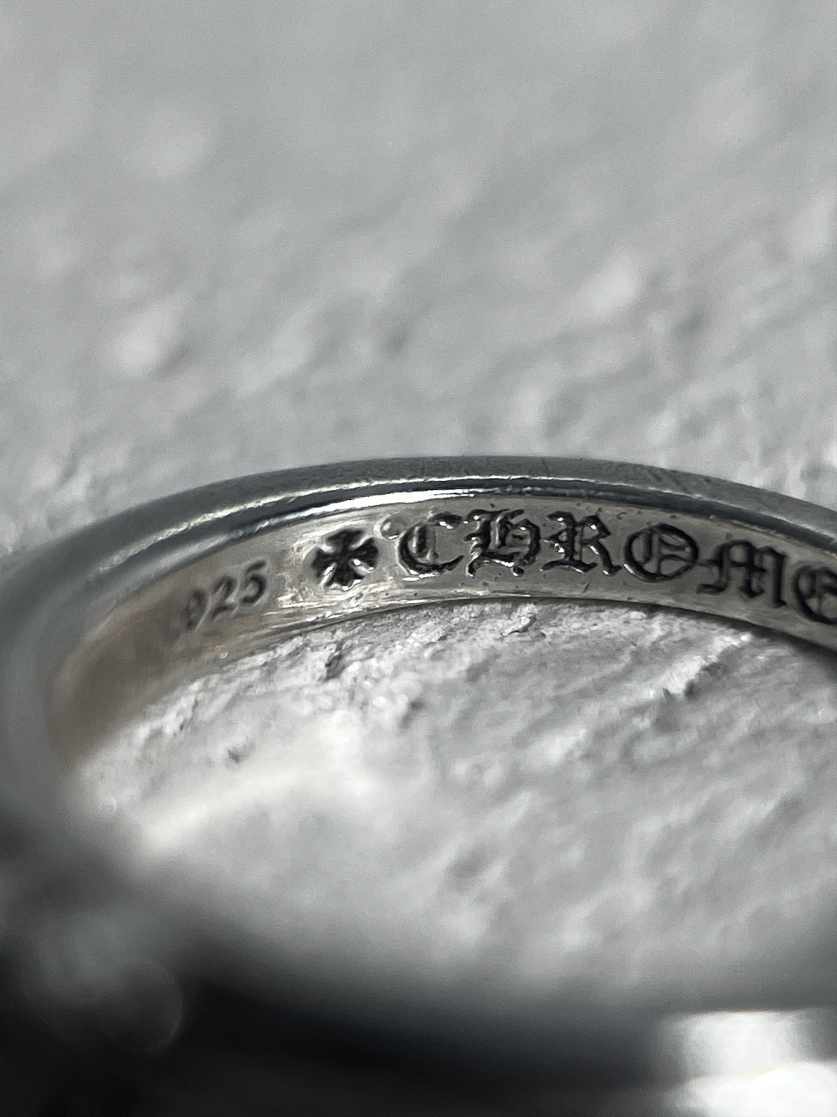 Chrome Hearts Baby Dagger Diamond Ring US5.5