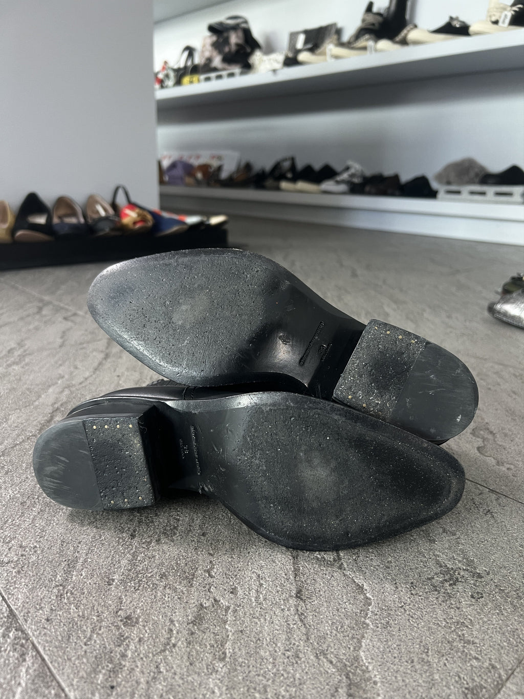Alexander Wang Black Leather Chelsea Boots EU38