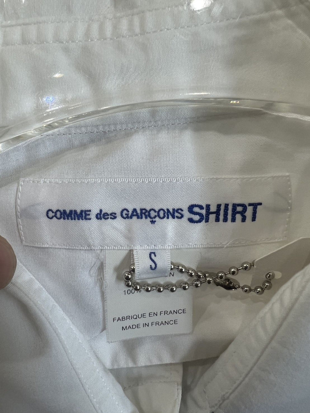 Comme des Garçons side-switched shirt