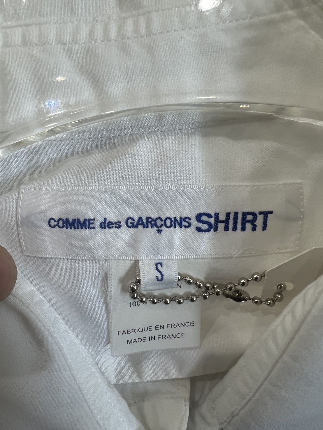 Comme des Garçons side-switched shirt