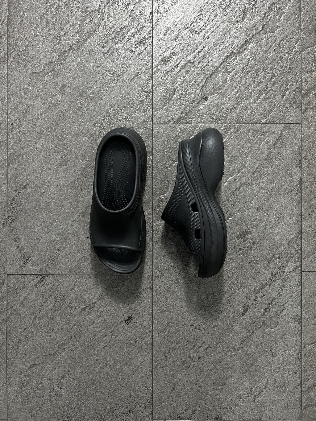 Balenciaga x Crocs Platform Slides Black EU38