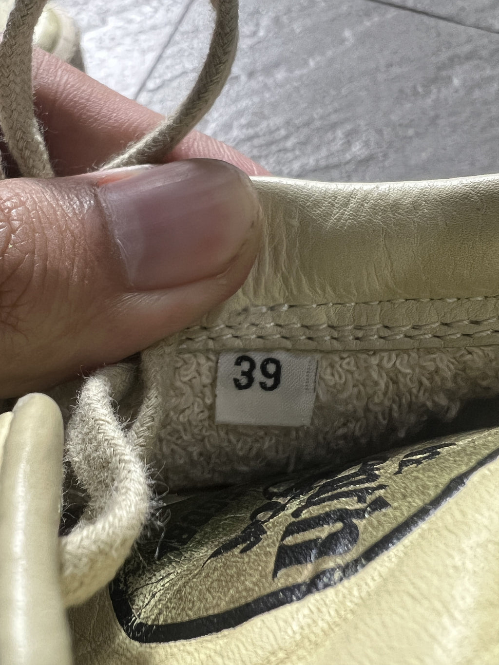 Golden Goose VCE Scribble Handwritten Leather Sneakers EU39