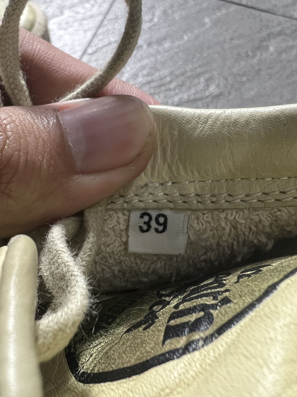Golden Goose VCE Scribble Handwritten Leather Sneakers EU39