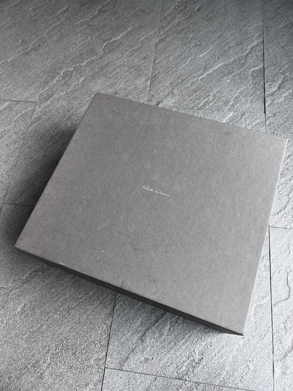 Rick Owens Mainline Leather High Sneakers Milk EU40
